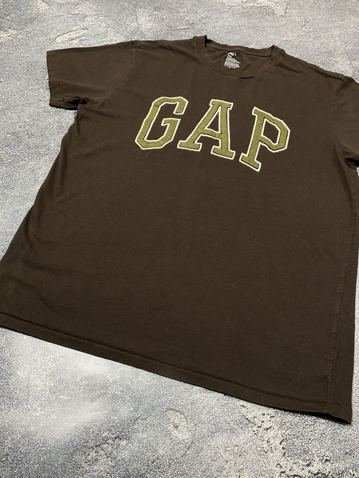 Gap GAP brown big logo Tshirt Kanye Size US M / EU 48-50 / 2 - 6 Thumbnail