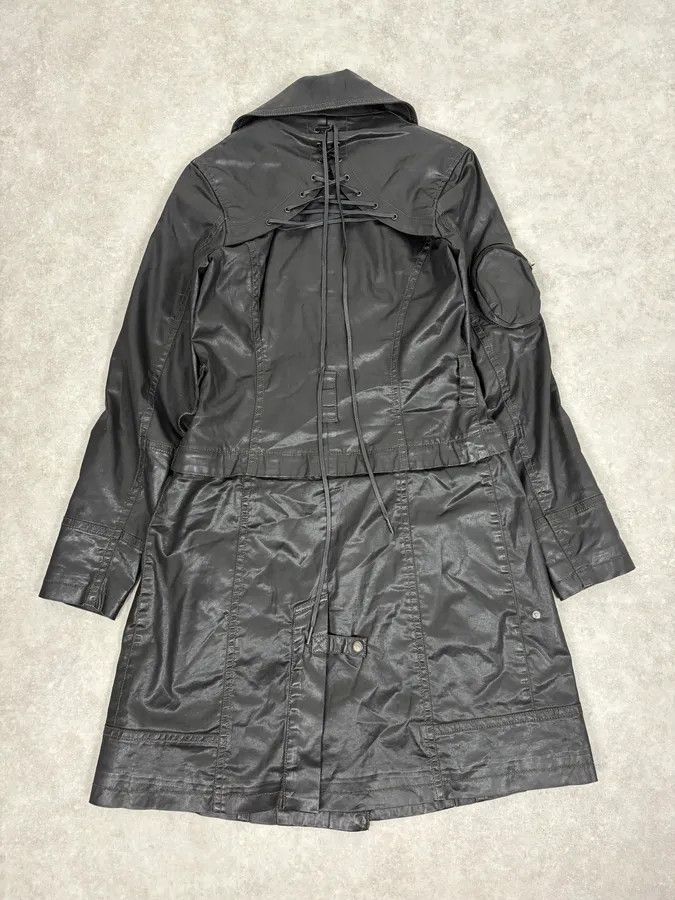 Jean Paul Gaultier 2000s Jean Paul Gaultier Black Detachable Obscure Trenchcoat Size US S / EU 44-46 / 1 - 6 Thumbnail