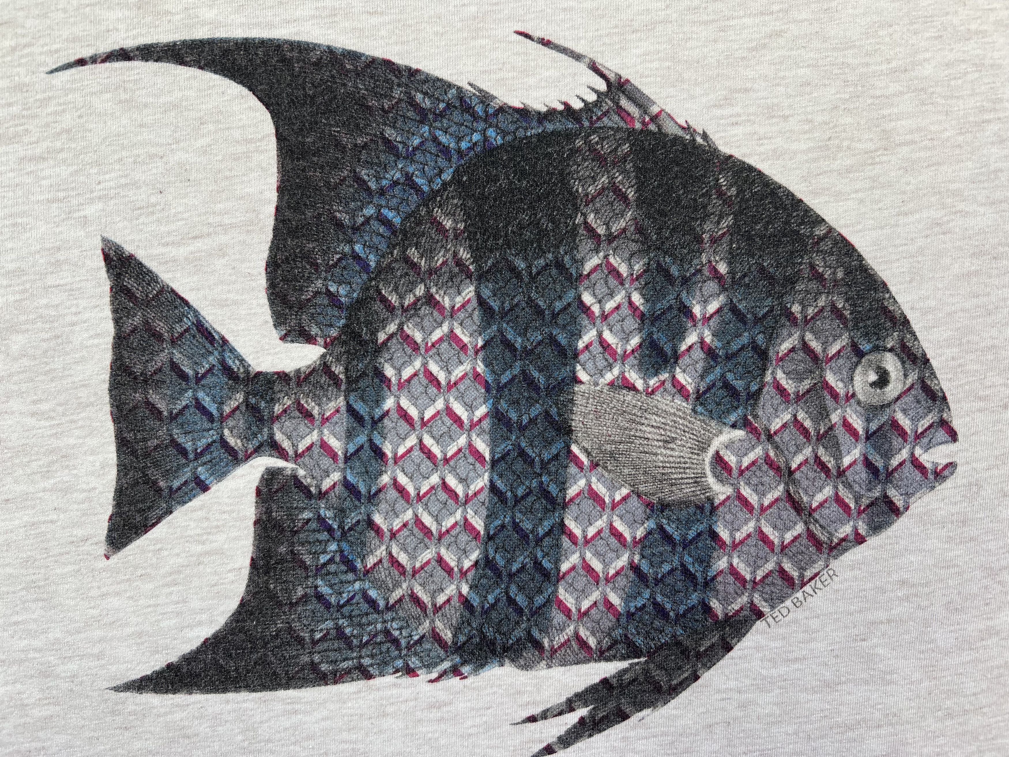 Ted Baker Ted Baker London Angelfish Graphic Print T-Shirt Size US M / EU 48-50 / 2 - 3 Thumbnail