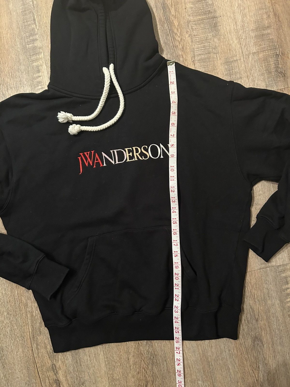 JW Anderson Plush logo hoodie Size US XL / EU 56 / 4 - 4 Thumbnail