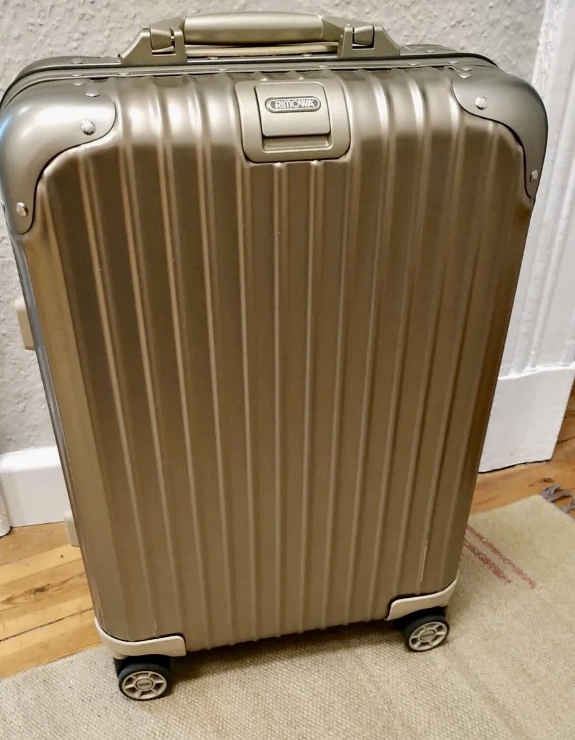 Rimowa 🔥 Rimowa Topas Aluminum CarryOn Champagne Gold Grailed