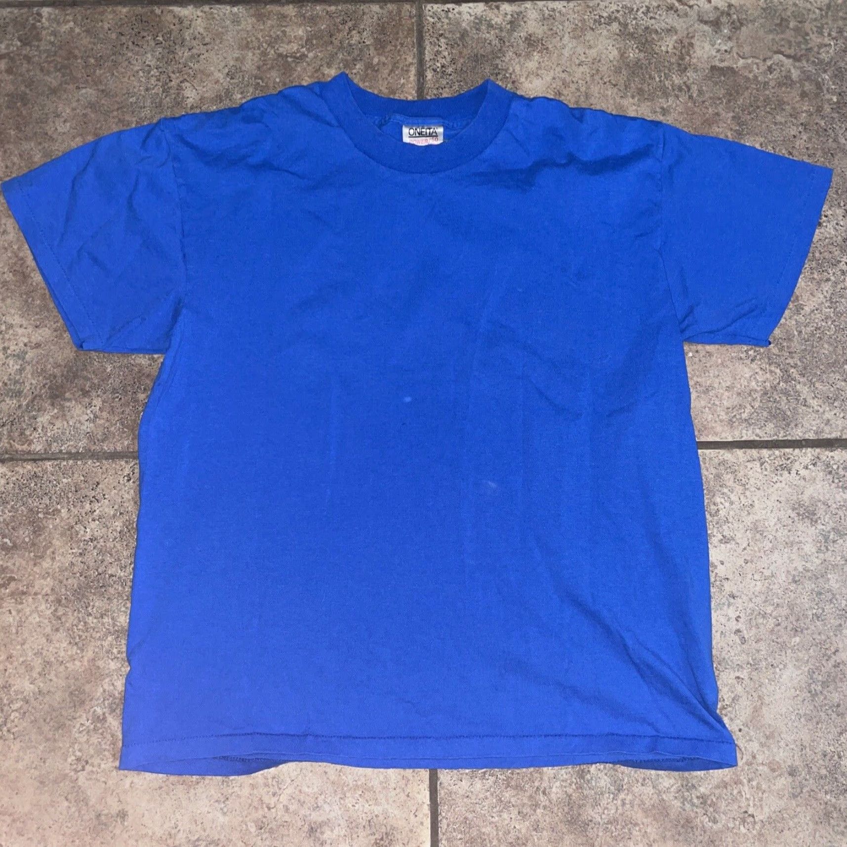 Vintage VINTAGE Wander The Wild Blue T-Shirt Single Stitch Mens Size L Blue Stitch T-Shirt Mens 90s Style Size US L / EU 52-54 / 3 - 2 Thumbnail