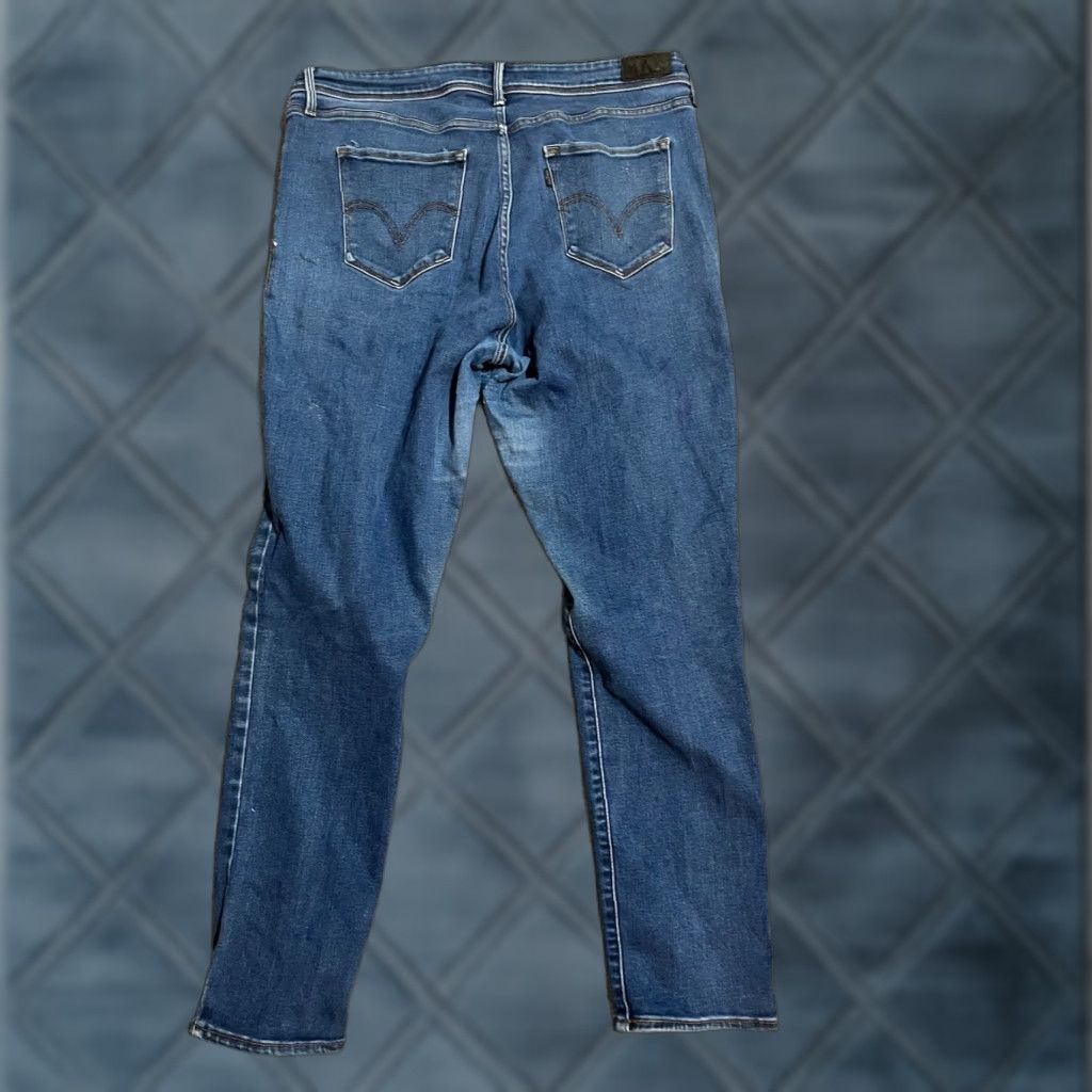 Vintage VINTAGE Levis 512 Jeans 20W Women Blue Slim Stretch Denim 90s American Classic Designer Plus Size 20W Women Jeans Size 42" / US 20 - 1 Thumbnail