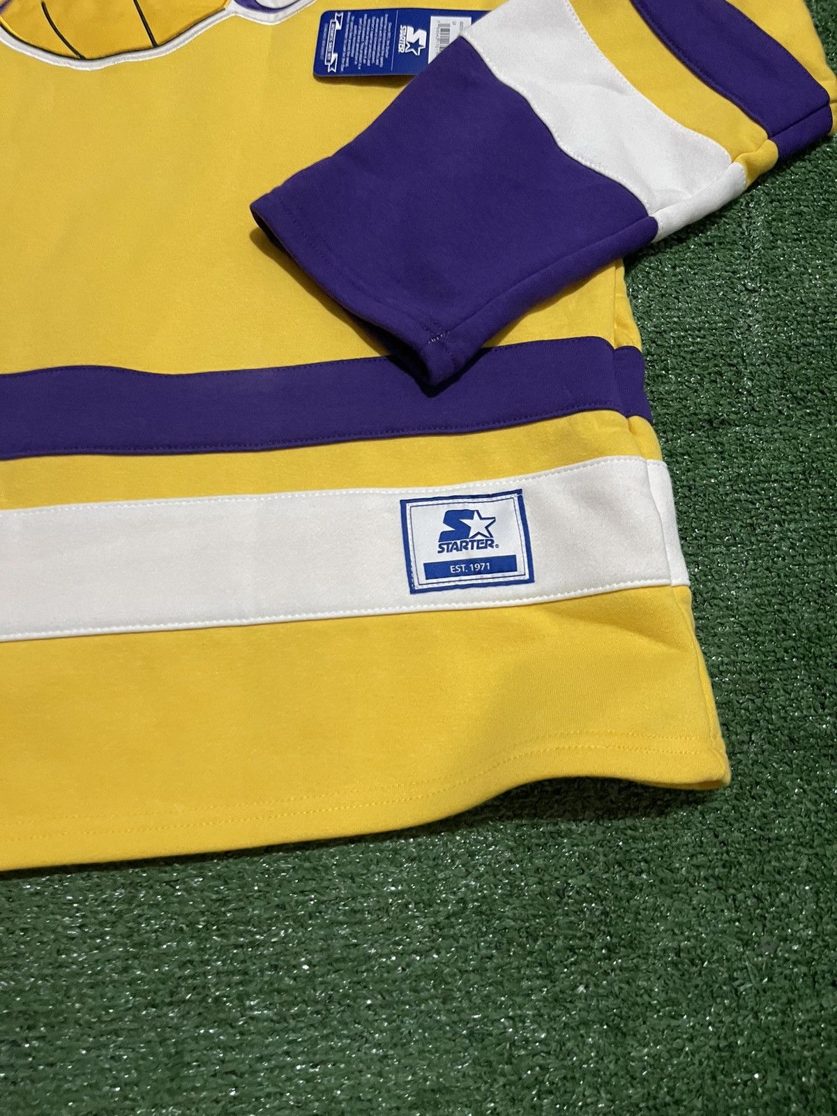 Starter Starters Los Angeles Lakers Lace Up Hoodie 47 Large Size US L / EU 52-54 / 3 - 2 Thumbnail