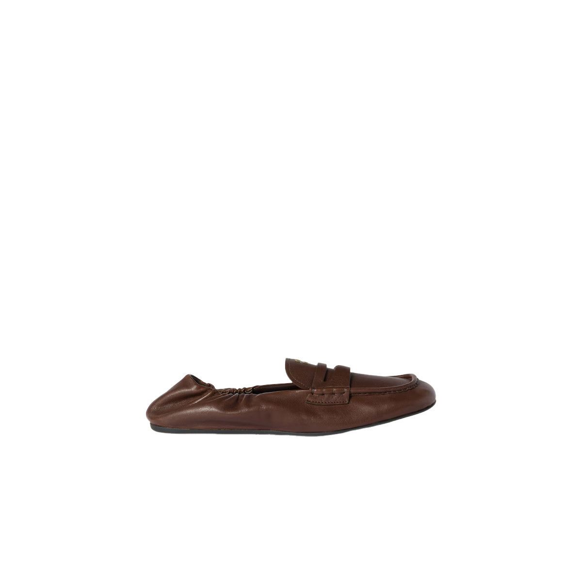 Miu Miu MIU MIU Ruches Briarwood Leather Loafers New & Authentic (Wo Size US 6 / IT 36 - 2 Thumbnail