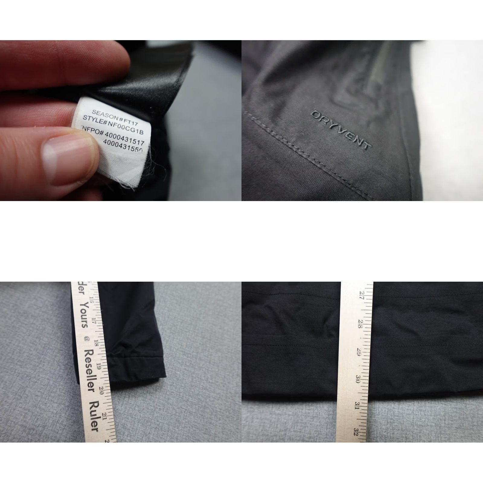 The North Face The North Face Windbreaker Jacket Womens Small Black Parka Coat Outdoors Size S / US 4 / IT 40 - 8 Thumbnail