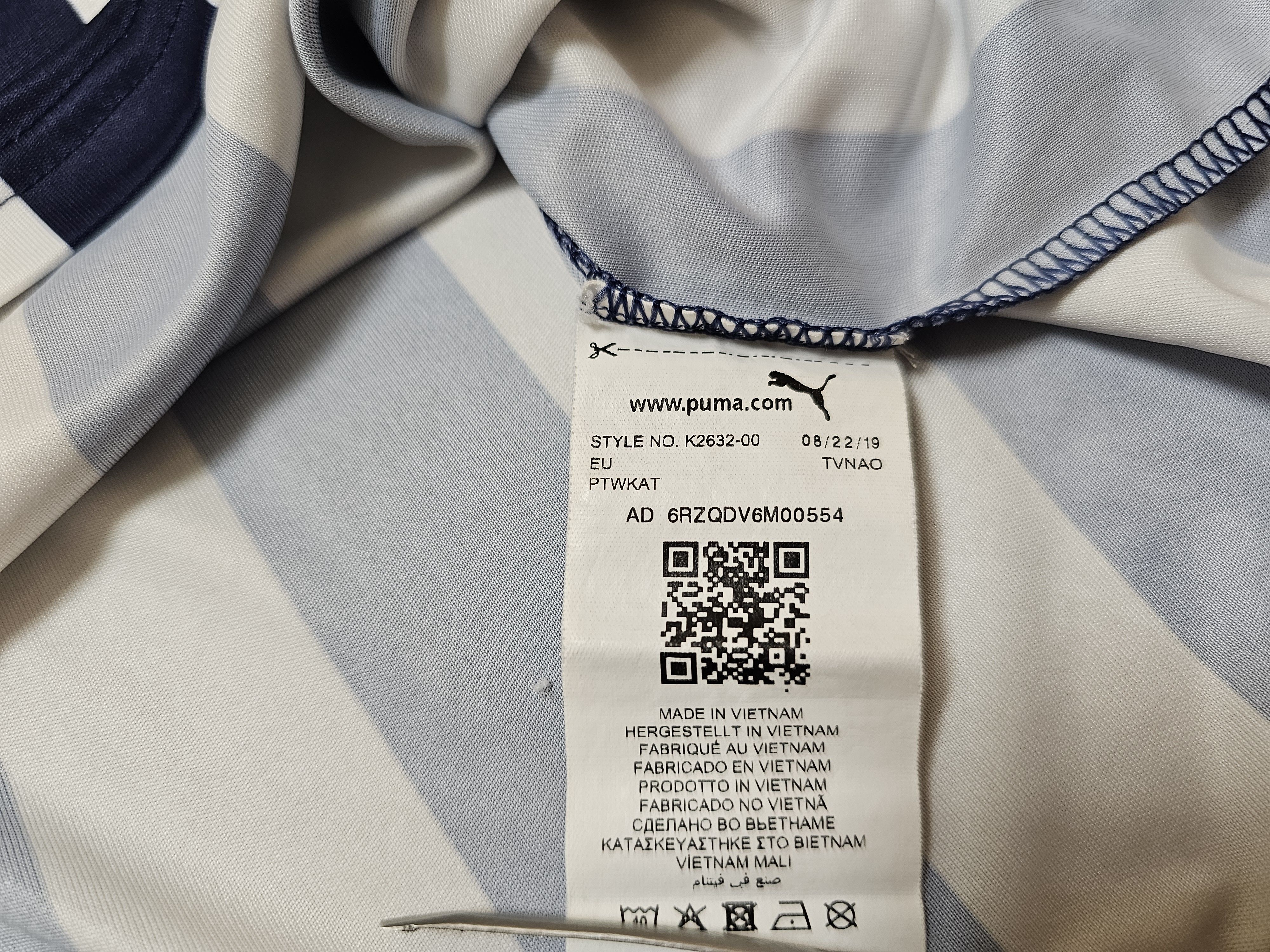 Puma WEST BROMWICH ALBION 2019 2020 FOOTBALL SOCCER JERSEY 4XL Size US XXL / EU 58 / 5 - 9 Thumbnail