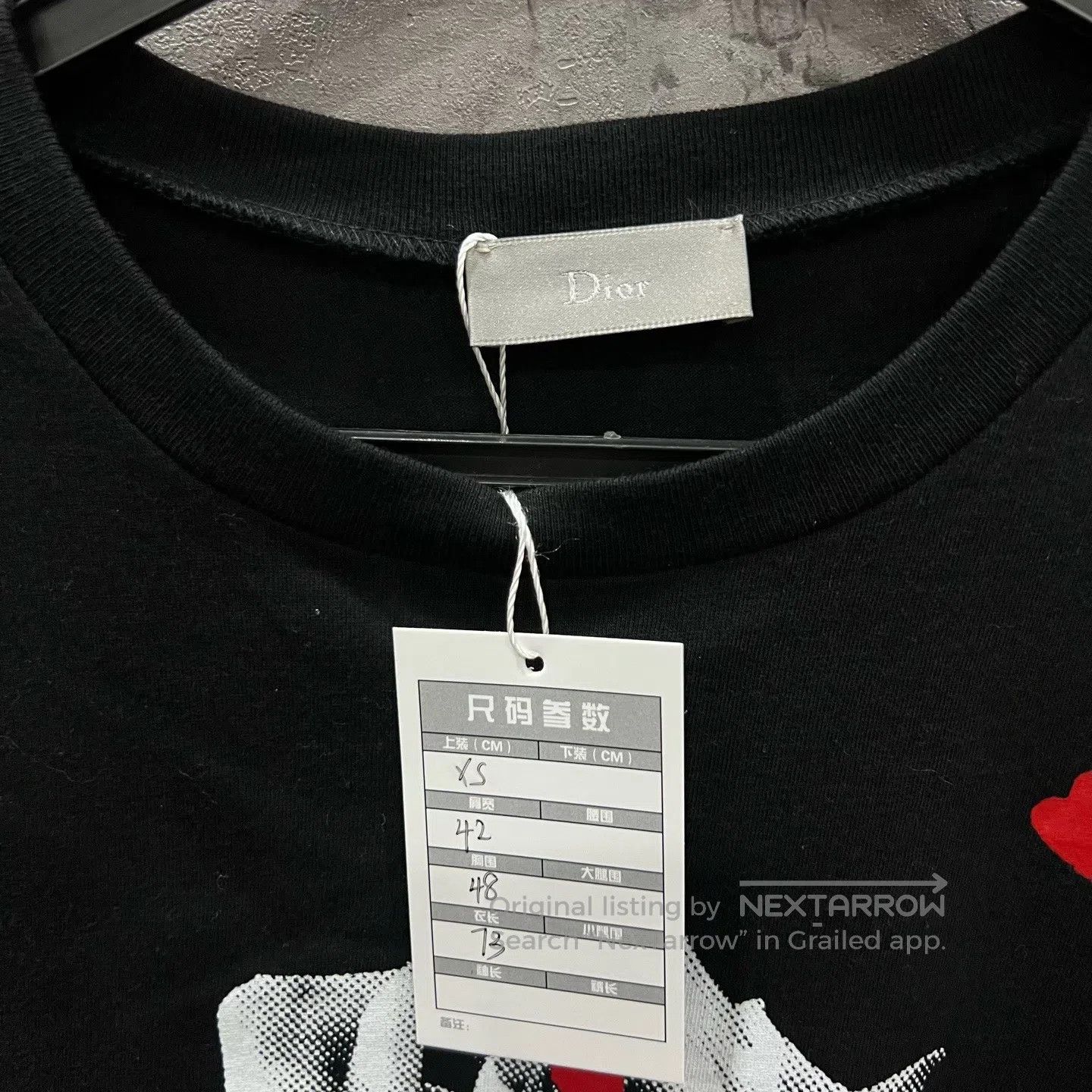 Dior Dior Graffiti Rose Short Sleeve| Size US XS / EU 42 / 0 - 3 Thumbnail