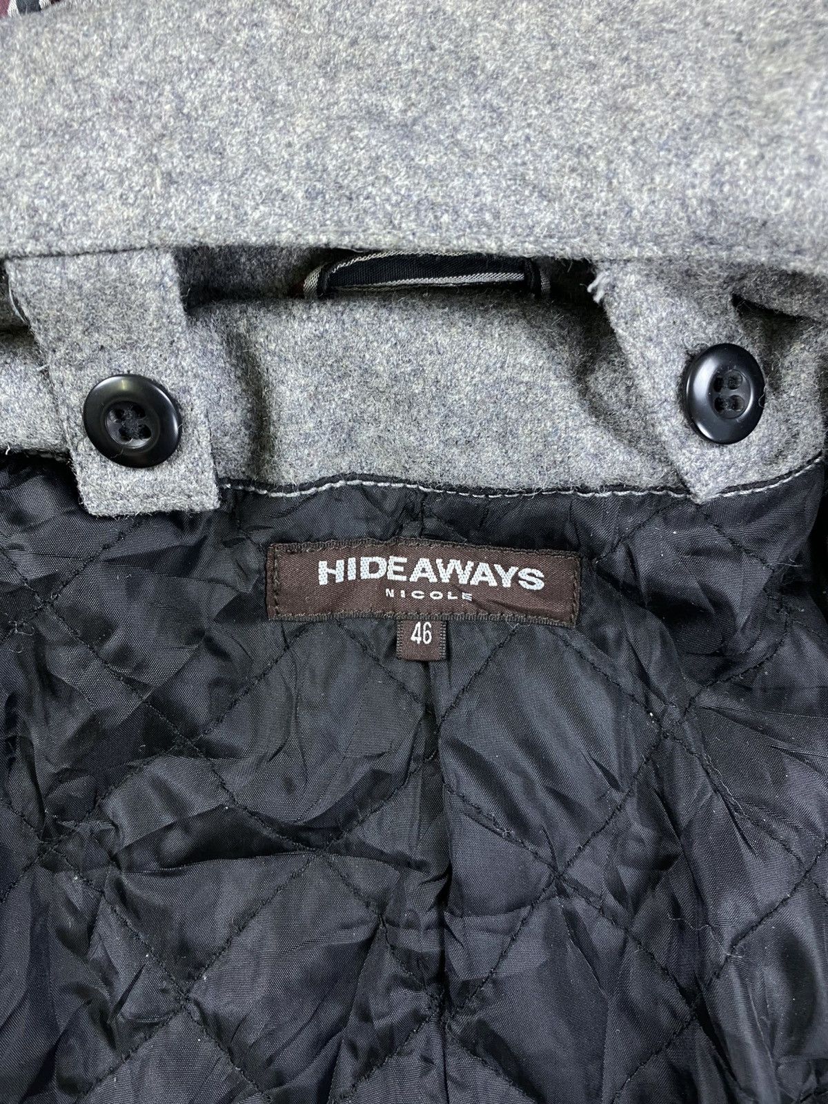 HIDEAWAYS Vintage HIDEAWAYS Hooded Peacoat Heavy Jacket Size US M / EU 48-50 / 2 - 11 Thumbnail