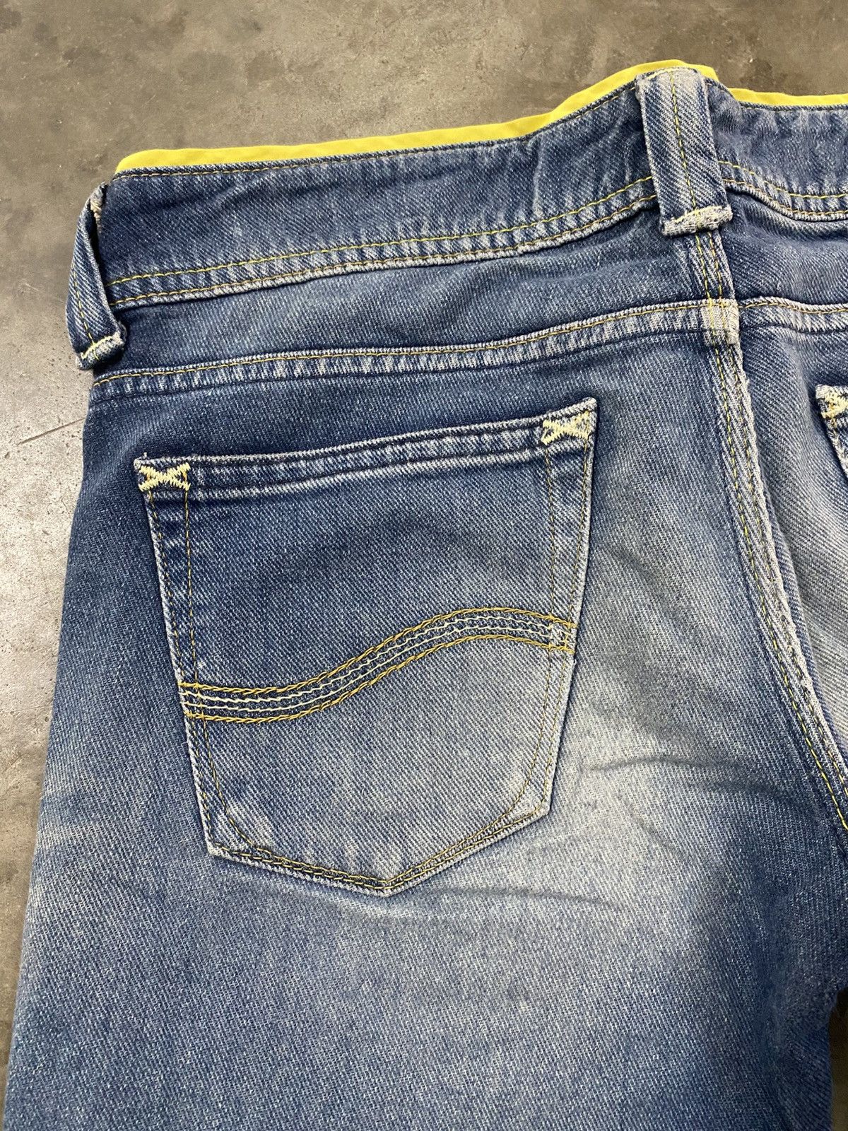 If Six Was Nine × Le Grande Bleu (L.G.B.) × Lee Super Flare Jeans Vintage Lee Washed Blue @268 Size US 28 / EU 44 - 5 Thumbnail