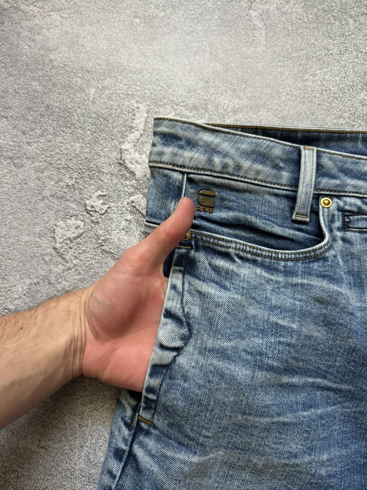 G-Star × Vintage G star raw 31/34 DSTAQ 3D super slim denim jean trouser pant Size US 31 - 10 Thumbnail
