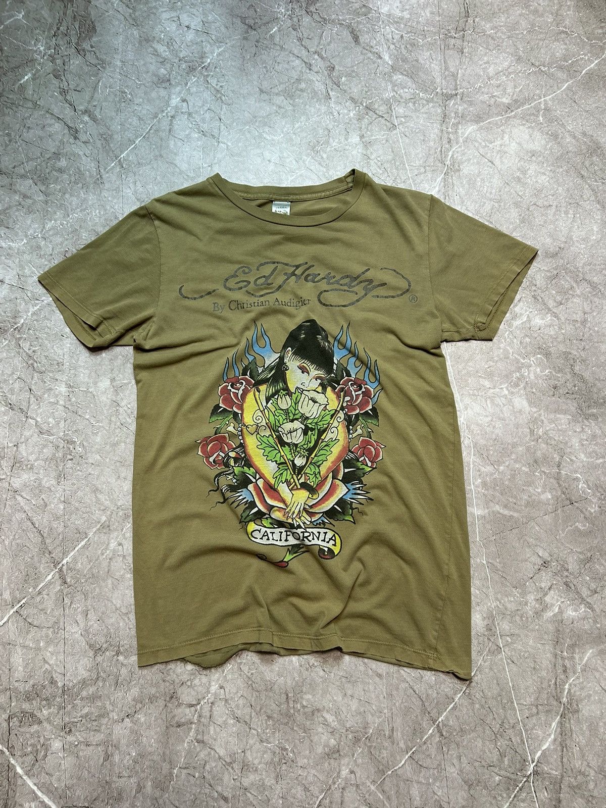 Ed Hardy Vintage 90's Ed Hardy Japanese Style Tattoo Y2K T-shirt Size US M / EU 48-50 / 2 - 1 Thumbnail