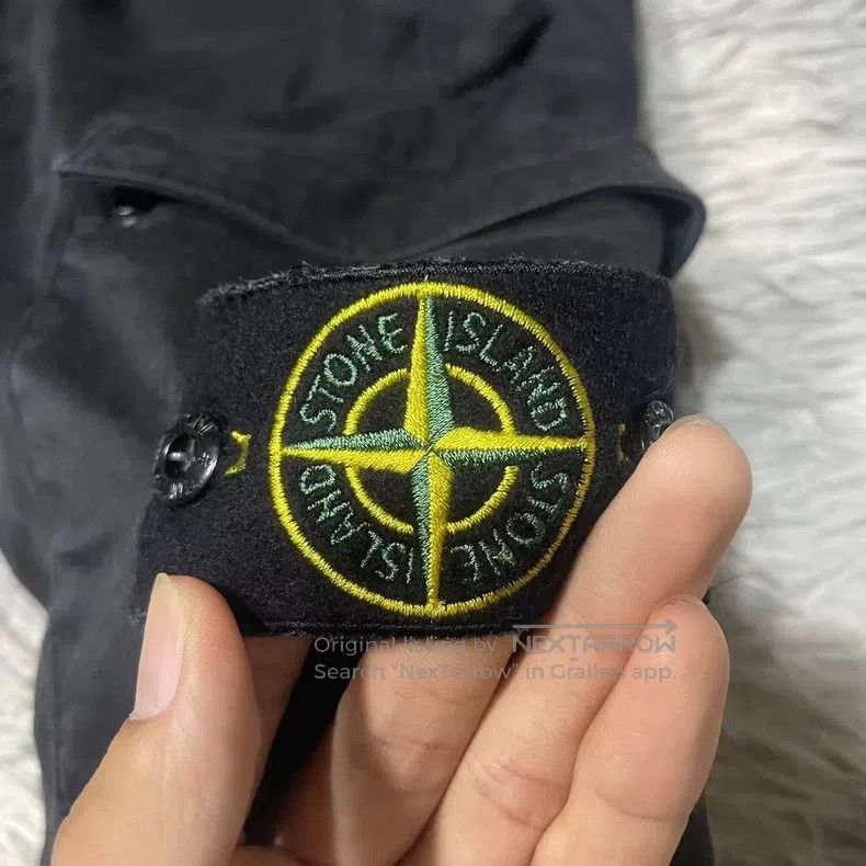 Stone Island Stone Island Washed Work Pants Trousers Black Size US 32 / EU 48 - 3 Thumbnail