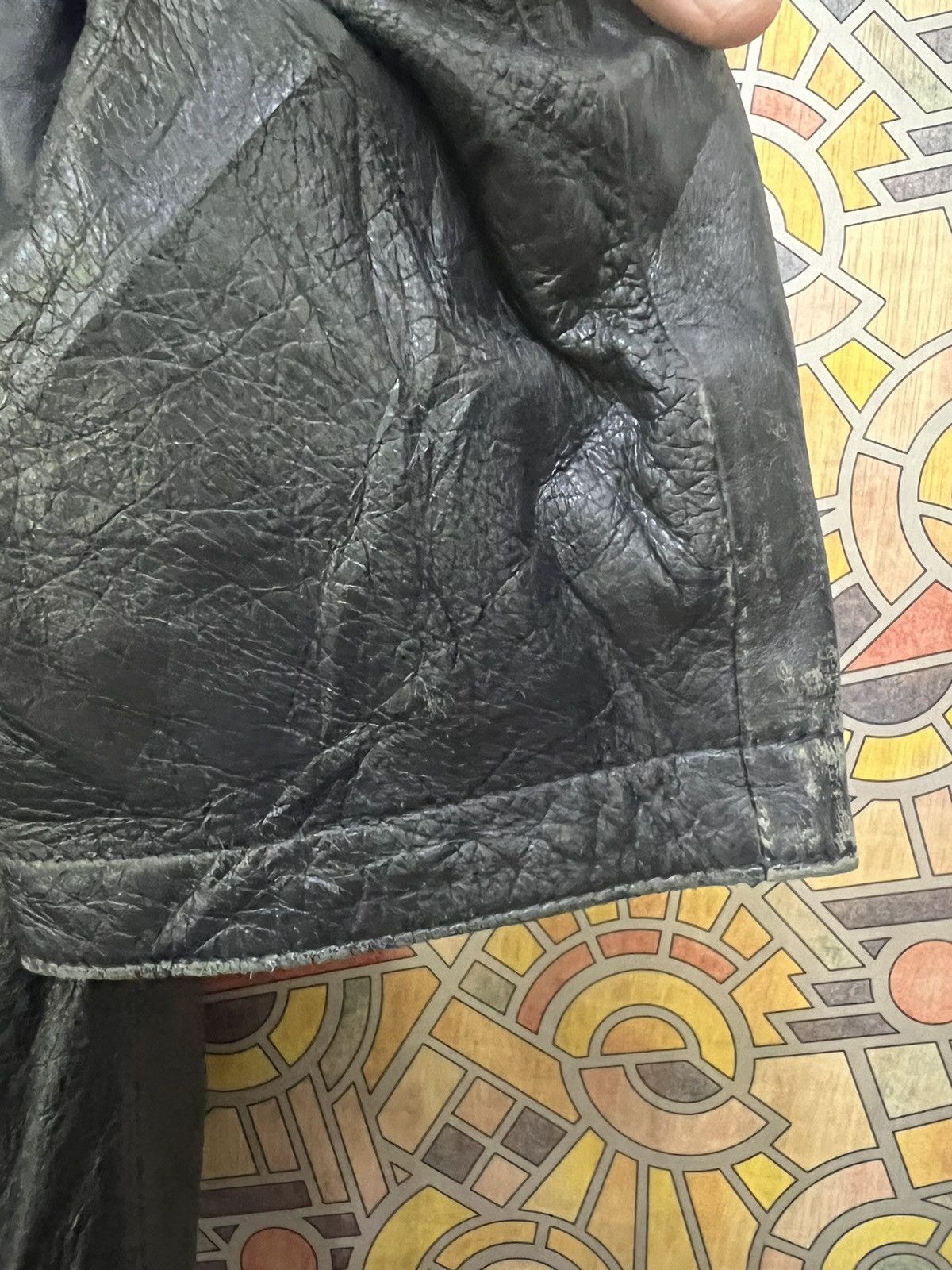 Other DOPIO LEATHER WEAR JACKET ITALIAN TASTE. GJ37 Size US L / EU 52-54 / 3 - 13 Thumbnail