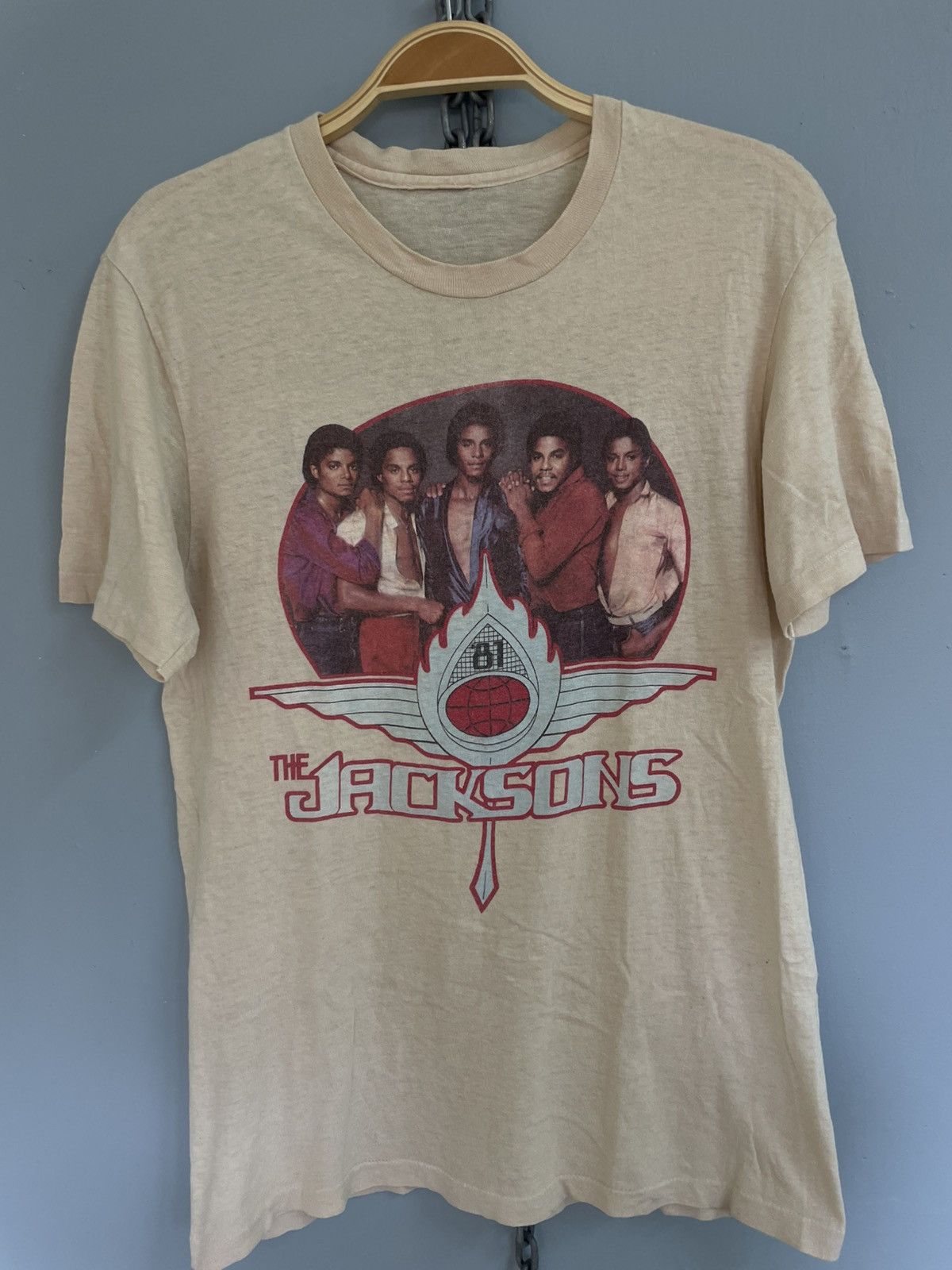 Band Tees Vintage 80s The Jacksons band t shirt Size US M / EU 48-50 / 2 - 3 Thumbnail