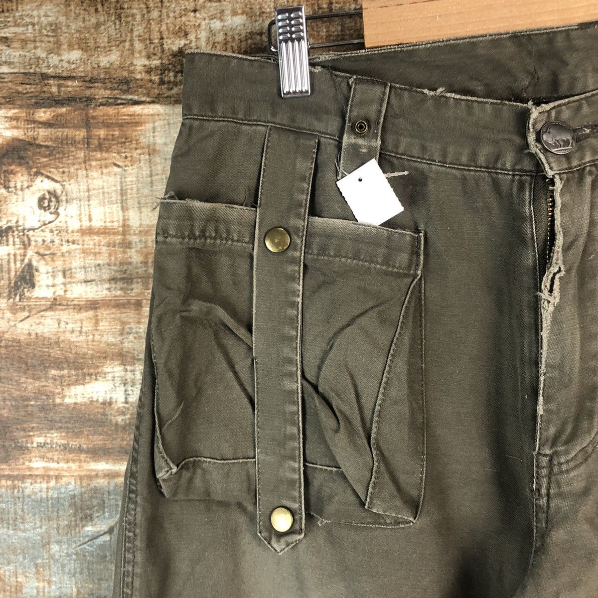 Japanese Brand × Oshkosh DL Oshkosh Green Cargo Multipocket Pants #C670 Size US 30 / EU 46 - 7 Thumbnail