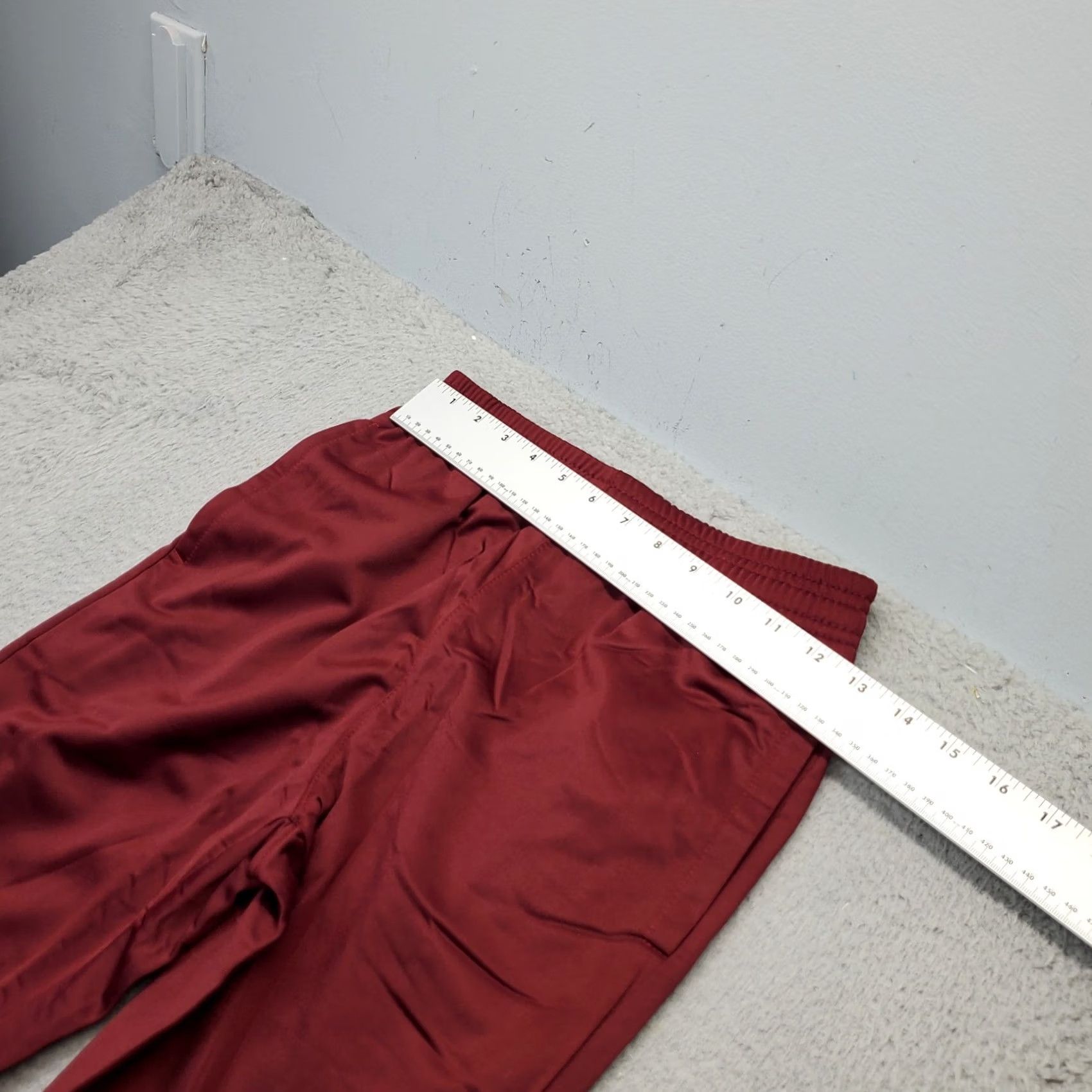 Vintage Ultra Performance Womens Burgundy Track Pants Sweatpants M Size Pockets Elastic Waist Athletic Streetwear Outdoor Size 32" / US 10 / IT 46 - 3 Thumbnail