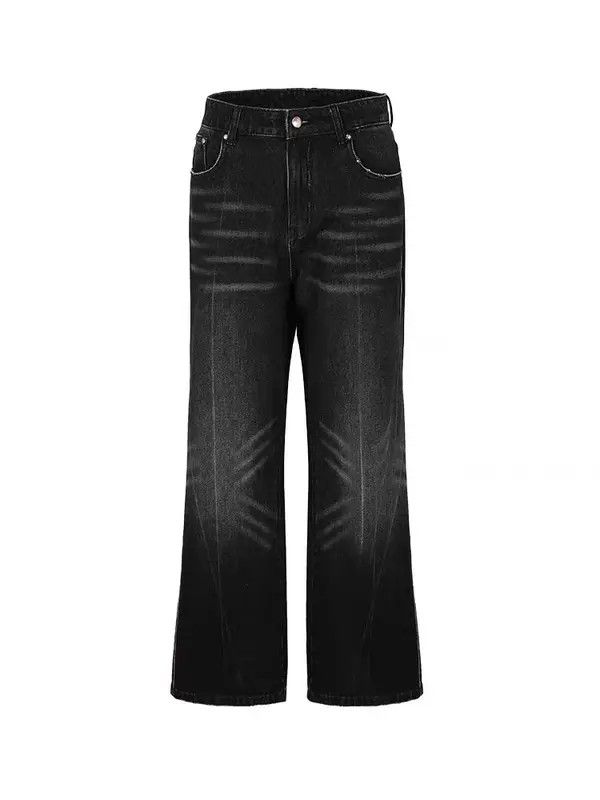 VIBE Vintage washed embroidered letter front pocket jeans Size US 30 / EU 46 - 4 Thumbnail