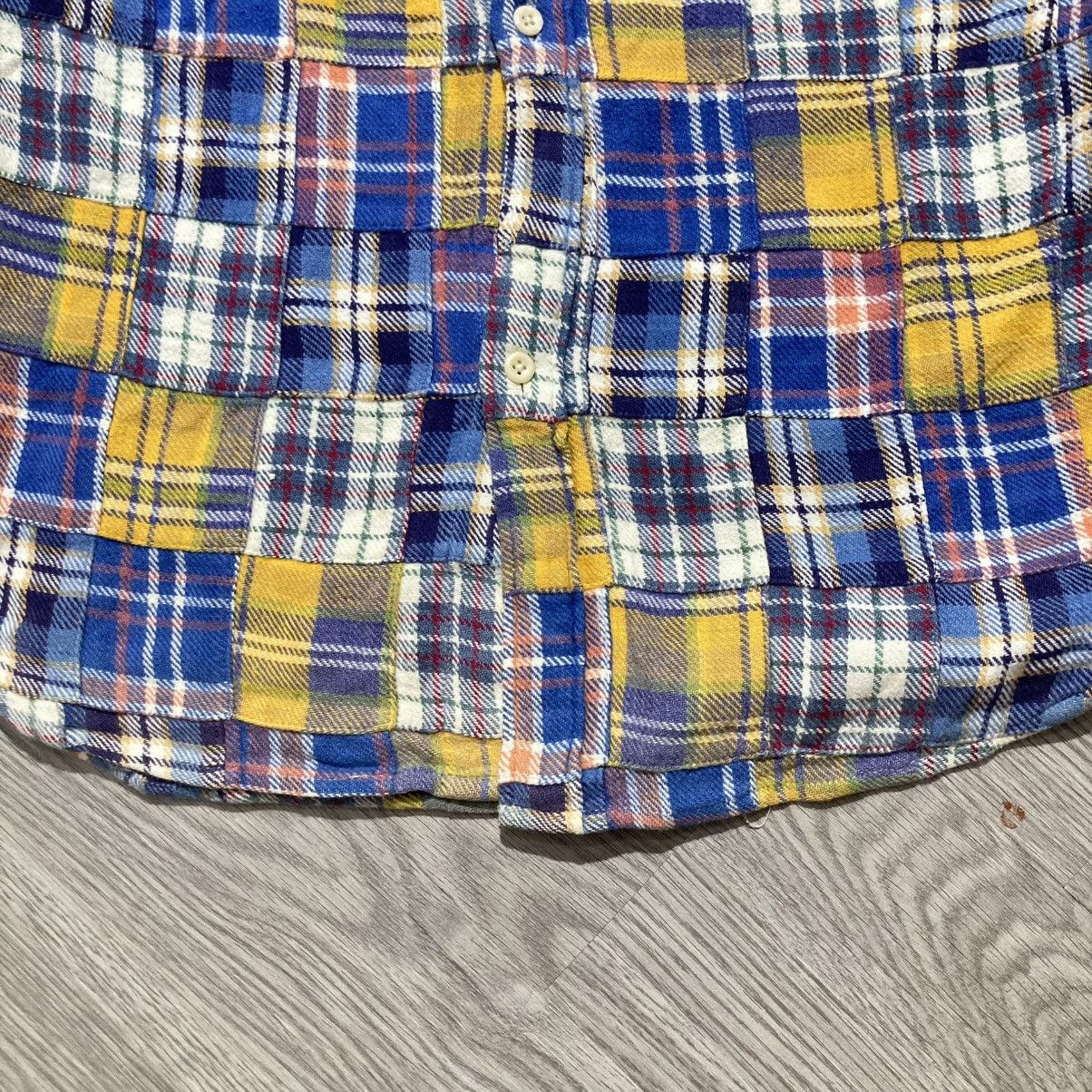 Sugar Cane 2000s Ships Patchwork Madrass Heavy Weight Button Up Shirt Size US S / EU 44-46 / 1 - 6 Thumbnail