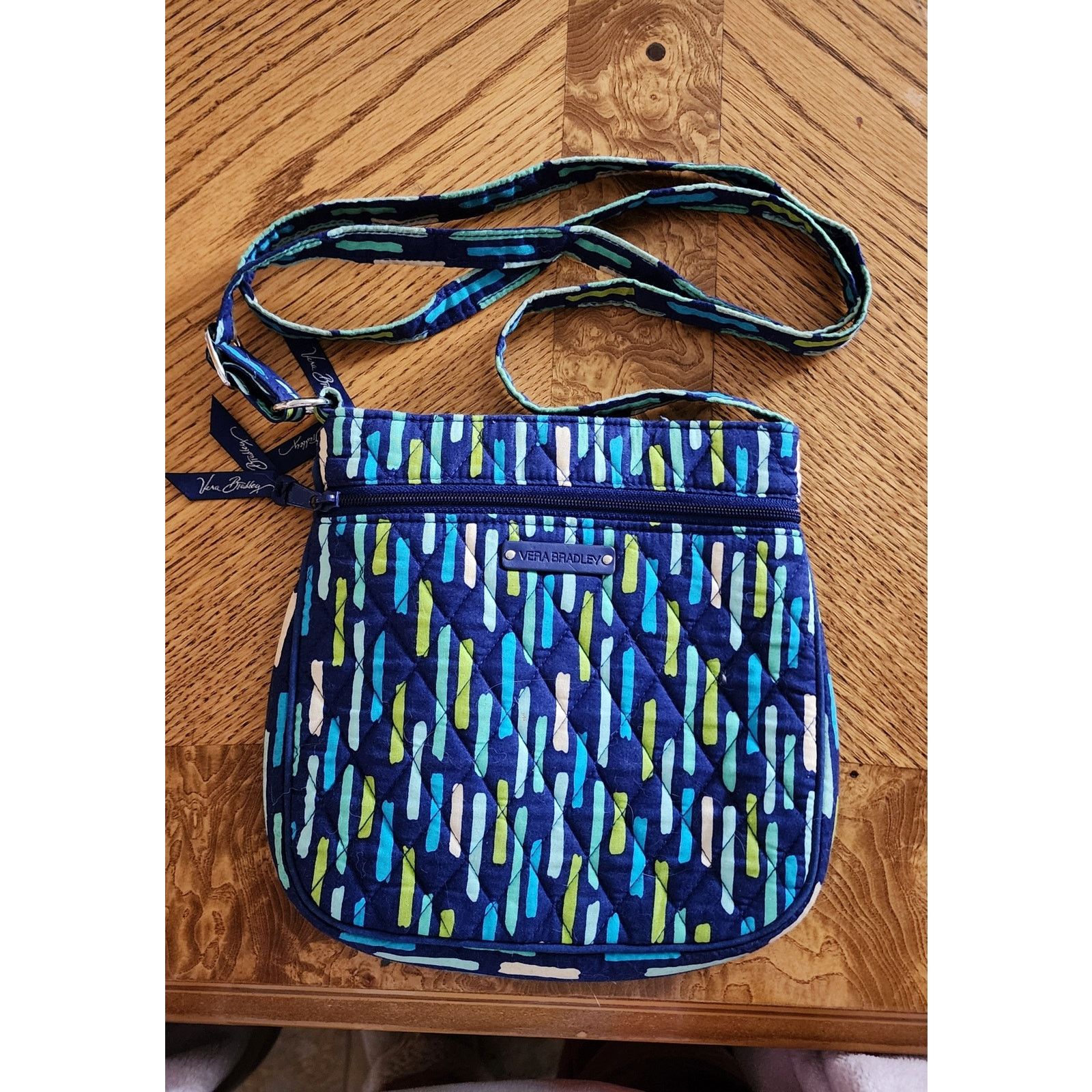 Vera Bradley VERA BRADLEY 2 ZIP Hipster Cross Body KATALINA BLUES Shower Size ONE SIZE - 2 Thumbnail