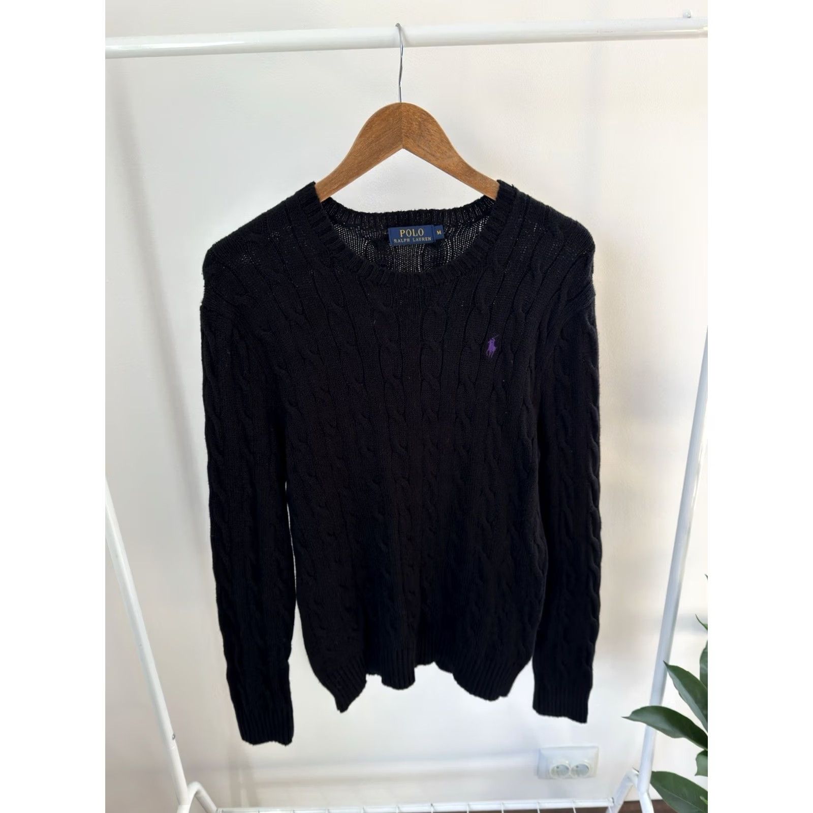 Polo Ralph Lauren Polo Ralph Lauren Sweater Pullover Knitted Black Old Money Size M Mens Size US M / EU 48-50 / 2 - 5 Thumbnail