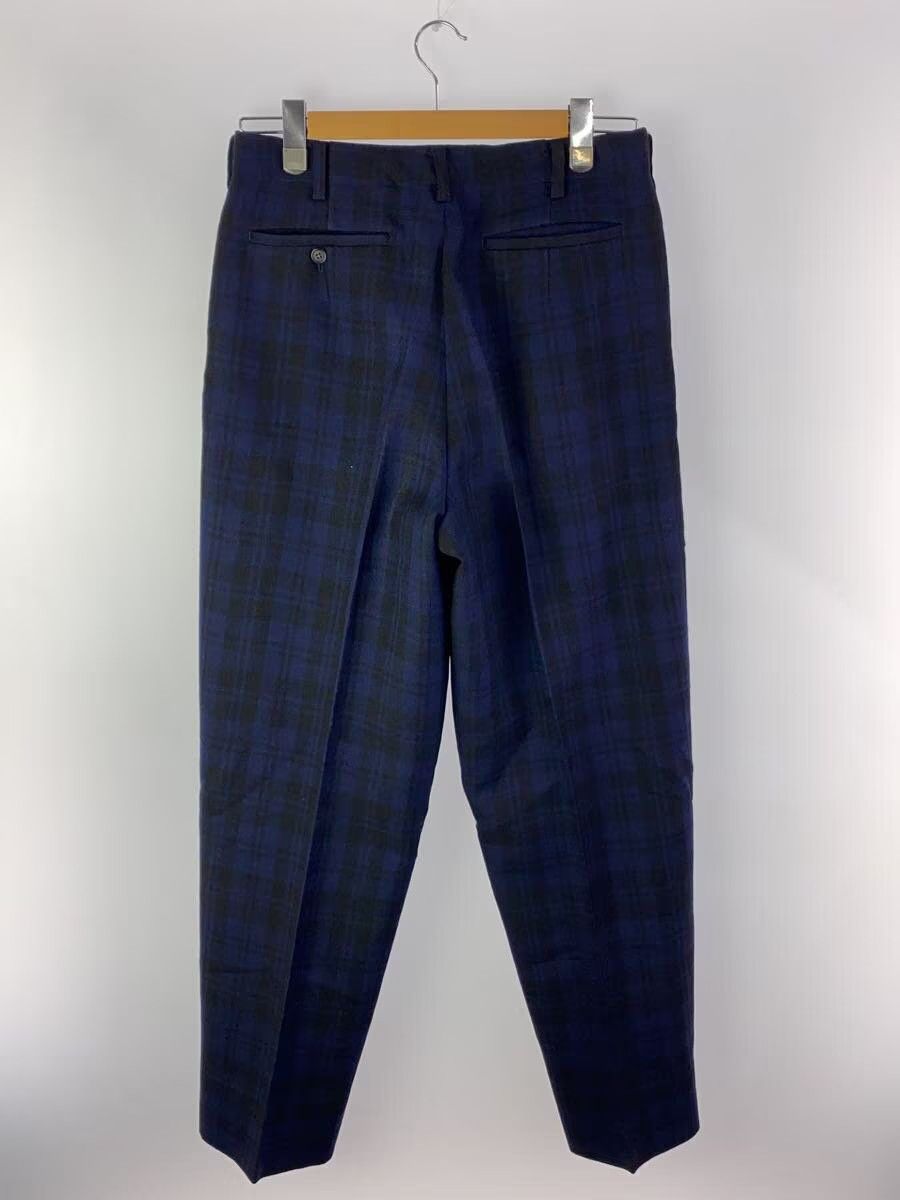 Y's for Men × Yohji Yamamoto Plaid Pleated Wool Pants Size US 29 - 2 Thumbnail