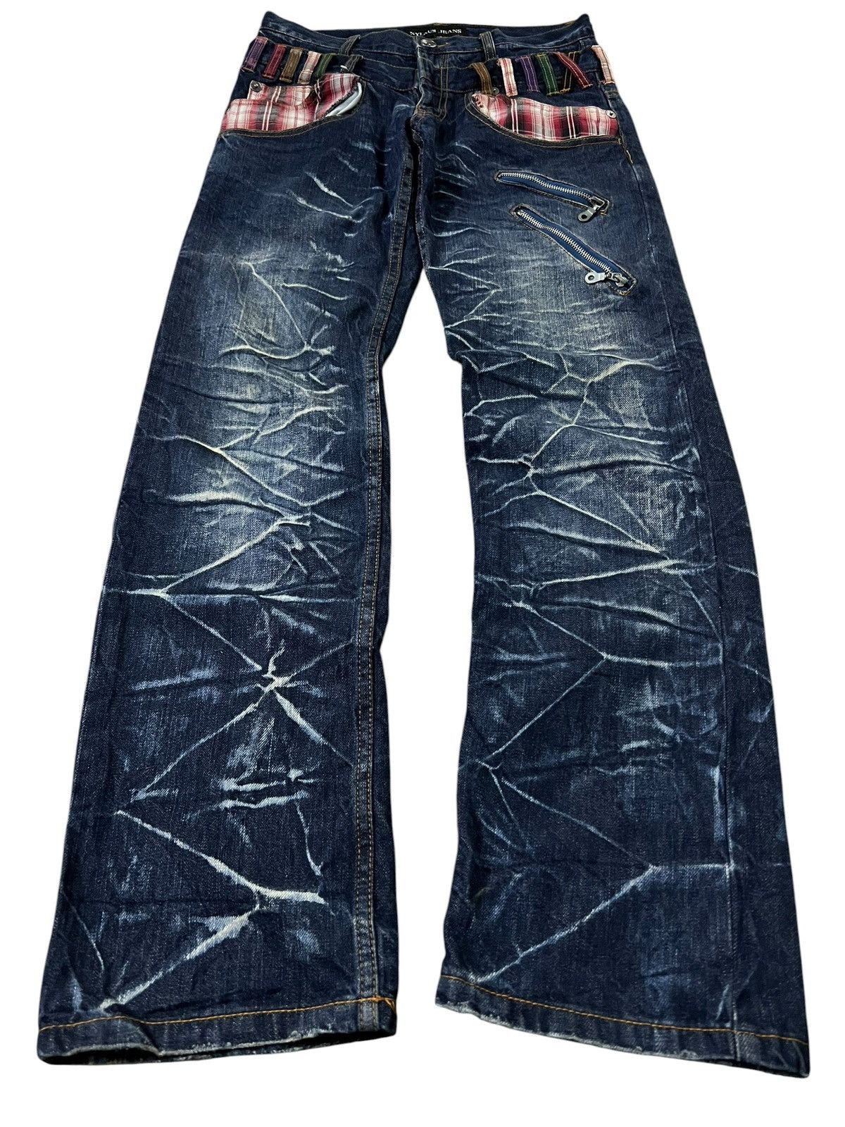 Japanese Brand 💥Double Waist💥Nylaus Clothing Clawmark If six was nine style Size US 30 / EU 46 - 1 Thumbnail