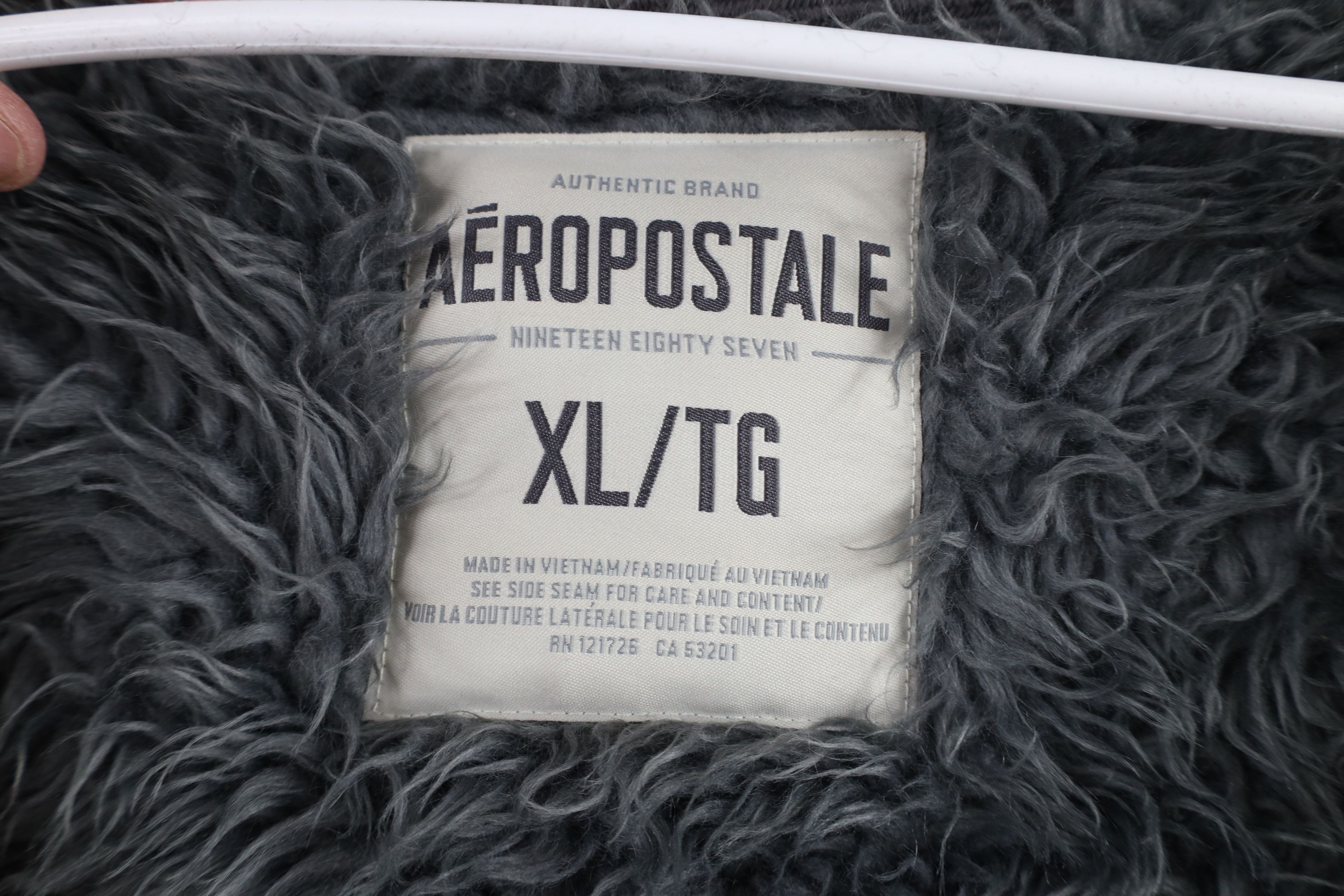 Aeropostale × Vintage Vintage Y2K Aeropostale Lined Full Zip Hoodie Sweatshirt Size US XL / EU 56 / 4 - 9 Thumbnail