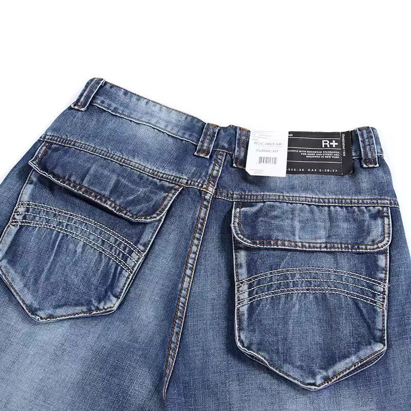 Jean Multi-pocket Wide Loose Jeans Size US 30 / EU 46 - 8 Thumbnail