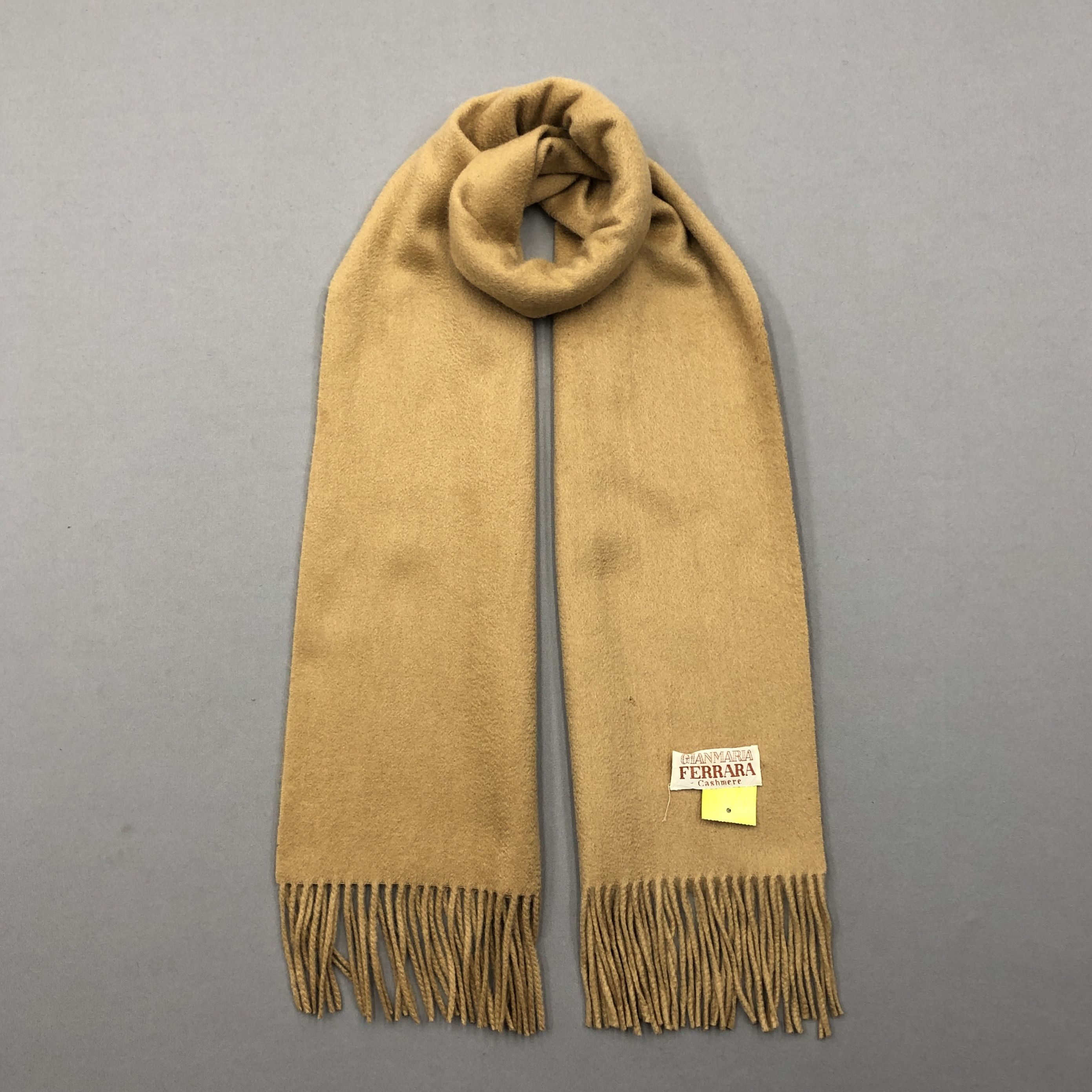 Japanese Brand Vintage Gianmara Ferrara Scarf Fringe Winter Fringe Scarves Size ONE SIZE - 1 Thumbnail