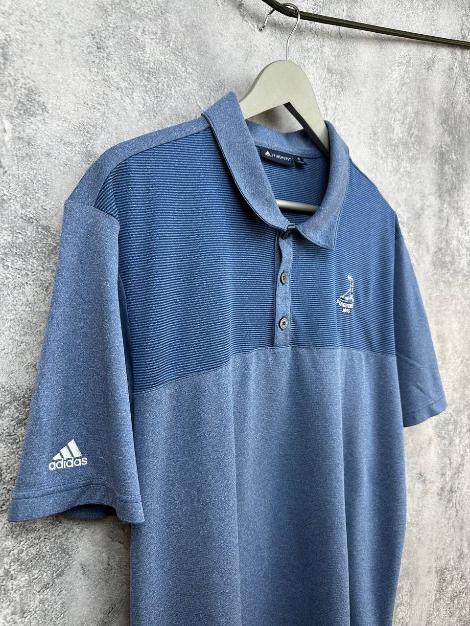 Adidas Adidas Pinehurst 1895 Golf Polo Shirt Striped Performance Size US XL / EU 56 / 4 - 3 Thumbnail