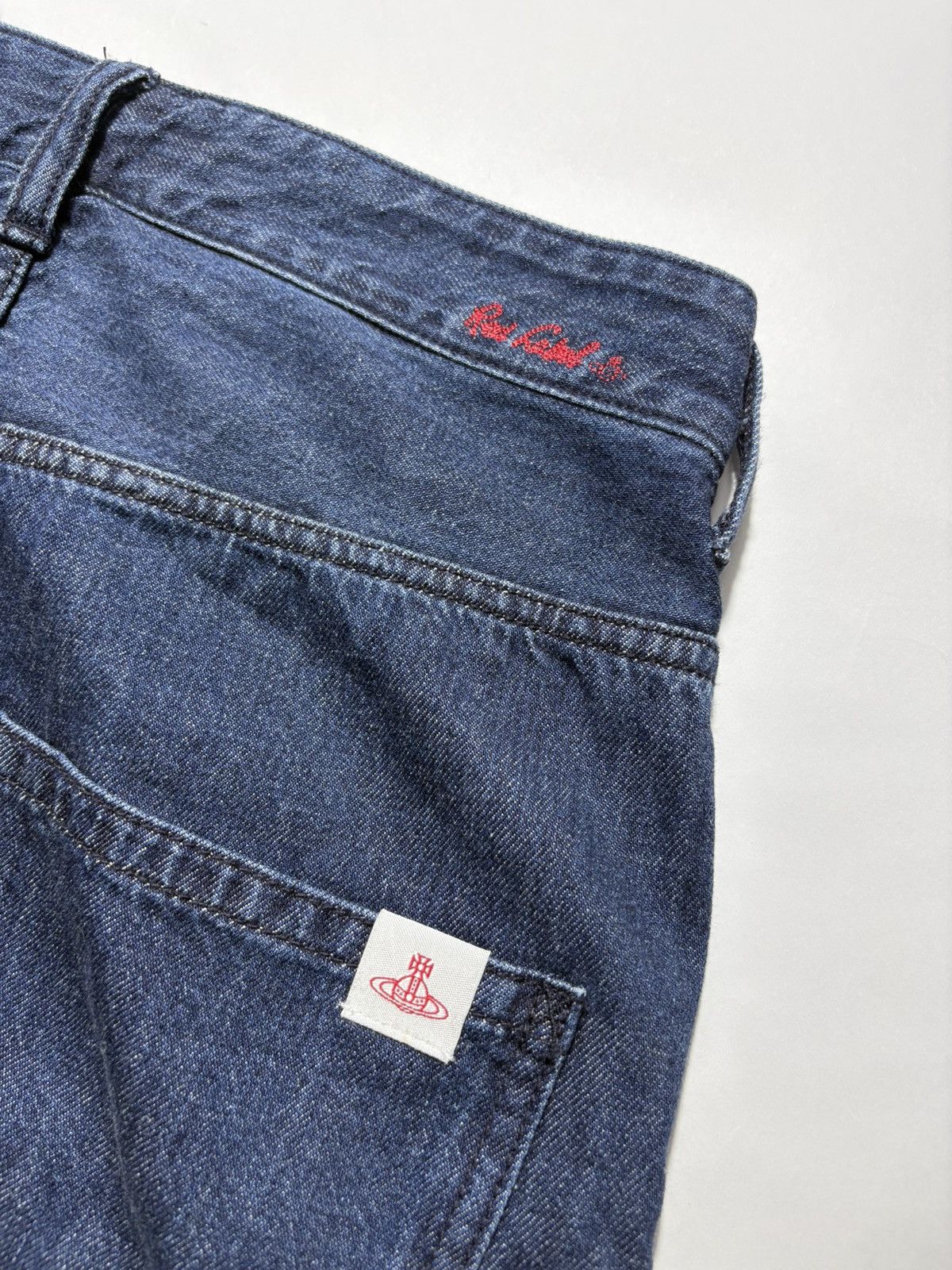 Vivienne Westwood VIVIENNE WESTWOOD SAROUEL ORB LION DENIM JEANS Size 26" / US 2 / IT 38 - 5 Thumbnail