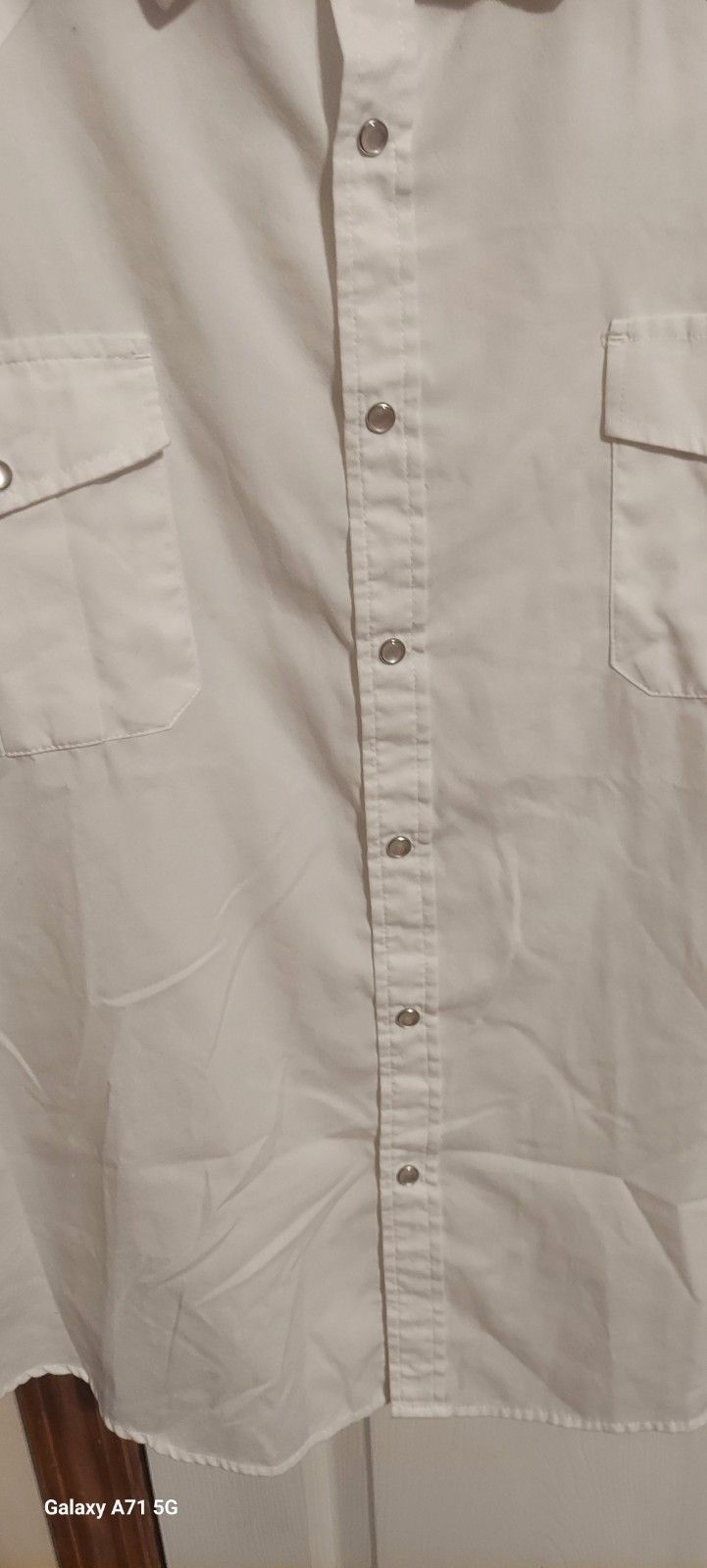 Other Pearl Snap White Short Sleeve Coevals Club Flap Pockets Siz Size US XXL / EU 58 / 5 - 4 Thumbnail