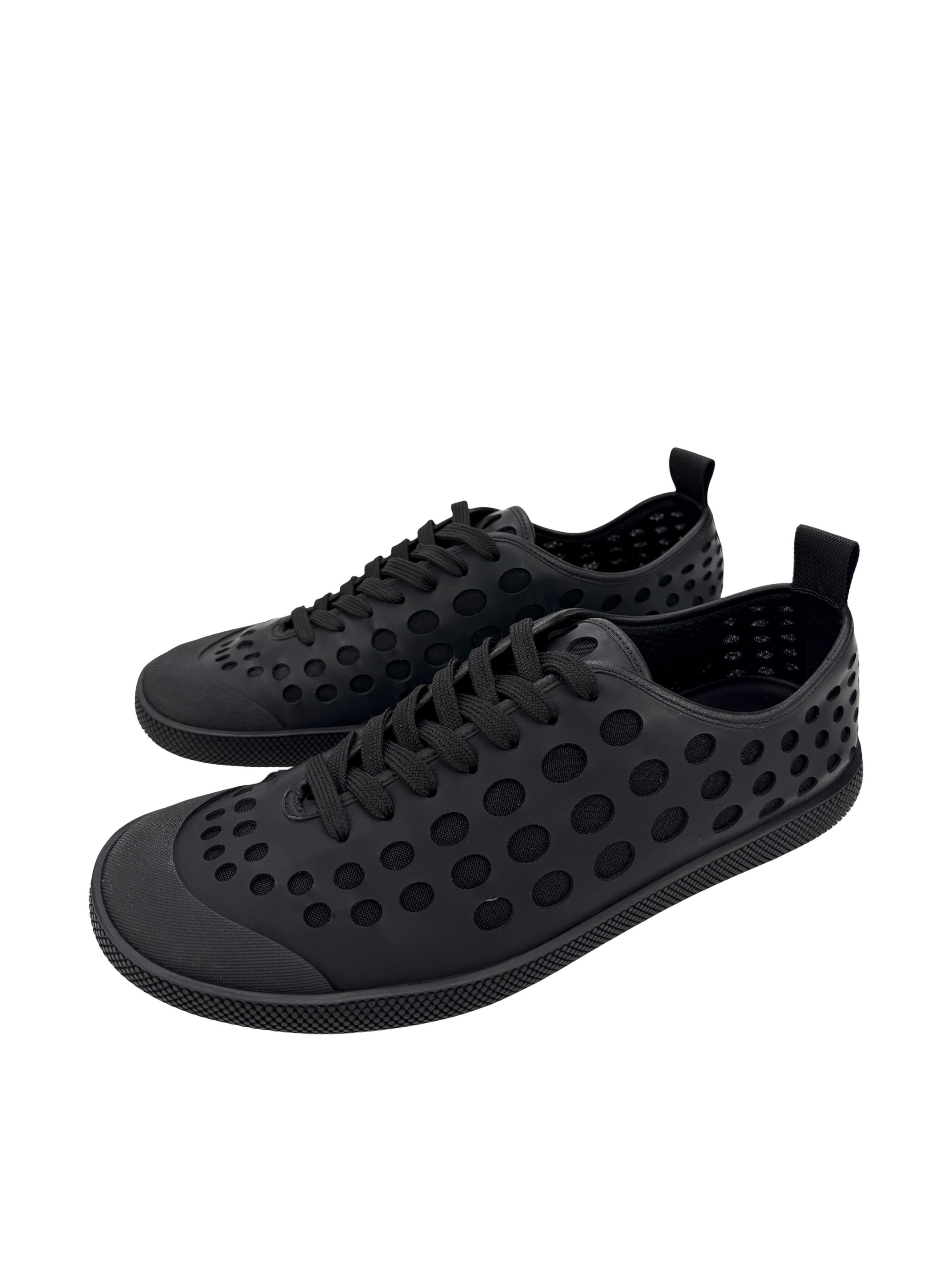 Prada Rare Prada Rubberized Leather Beach Sneakers Avant Garde Size US 10 / EU 43 - 1 Thumbnail