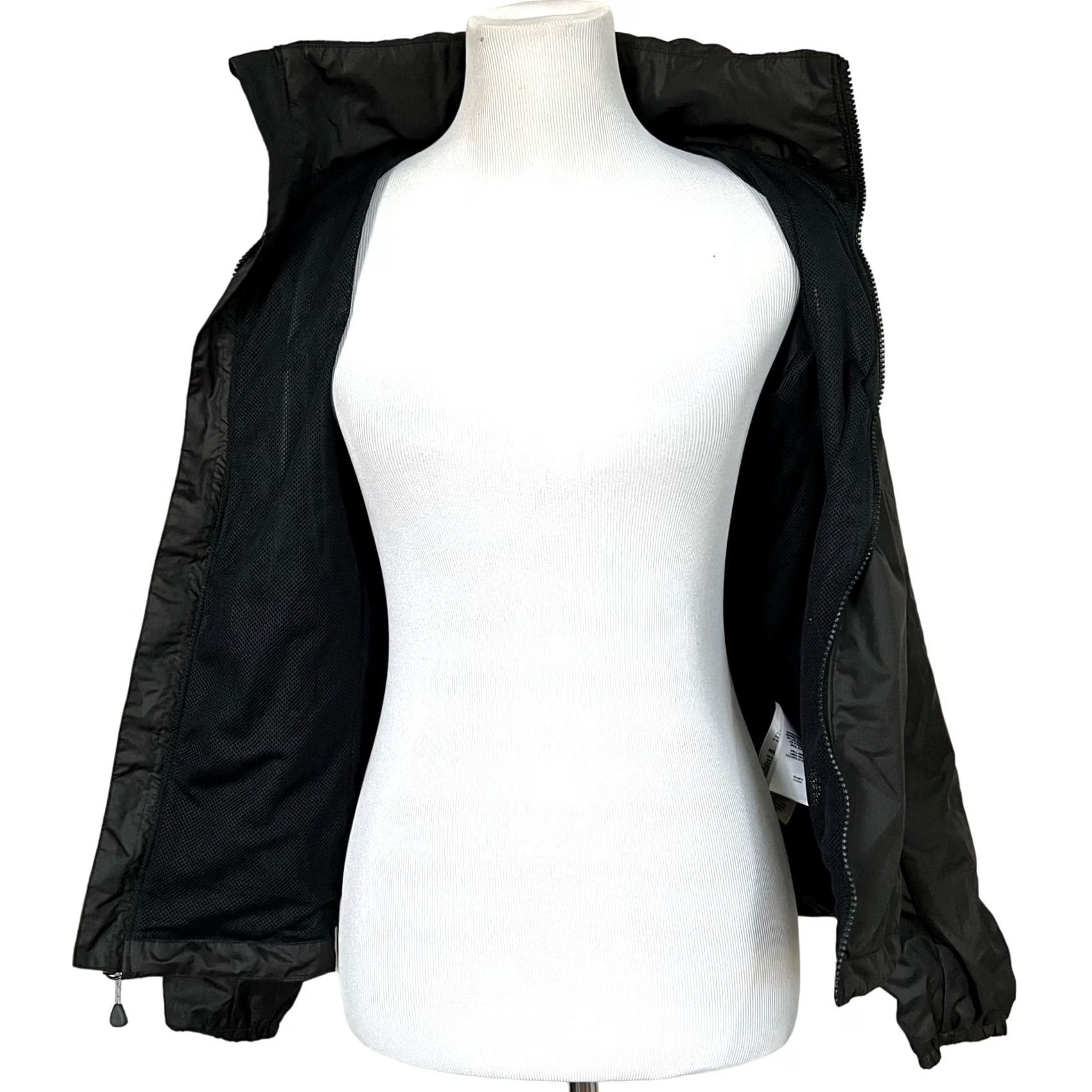 Mountain Hardwear VINTAGE Mountain Hardwear Windbreaker Jacket Windrush Black XS Women’s Packable Hooded Windbreaker Size XS / US 0-2 / IT 36-38 - 3 Thumbnail