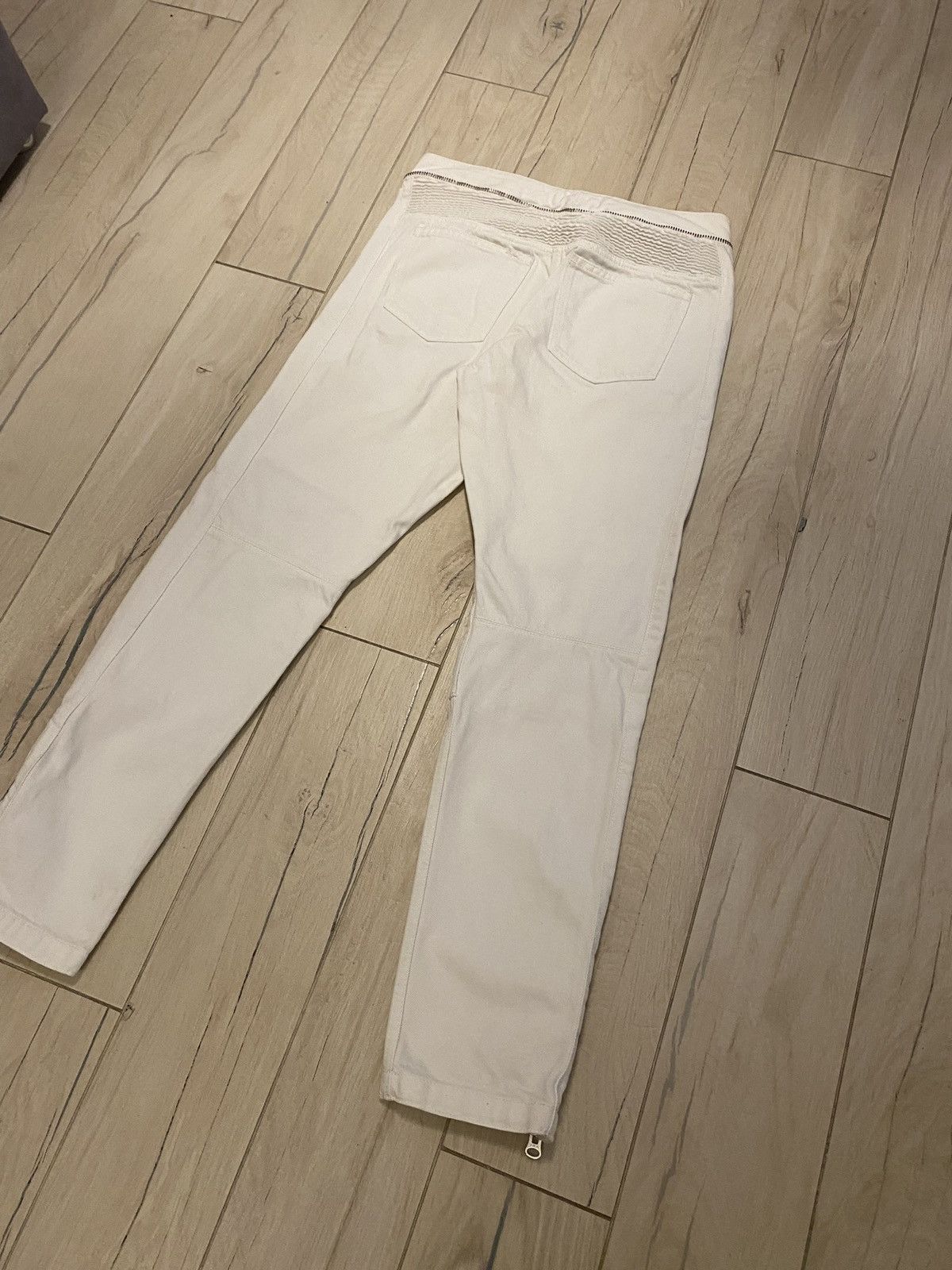 Isabel Marant FW13 Isabel Marant X H&M Biker White Denim Pants Size US 32 / EU 48 - 12 Thumbnail
