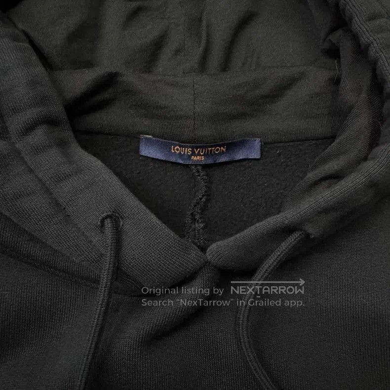 Louis Vuitton LV Black Logo Print Hoodie. Size US L / EU 52-54 / 3 - 5 Thumbnail