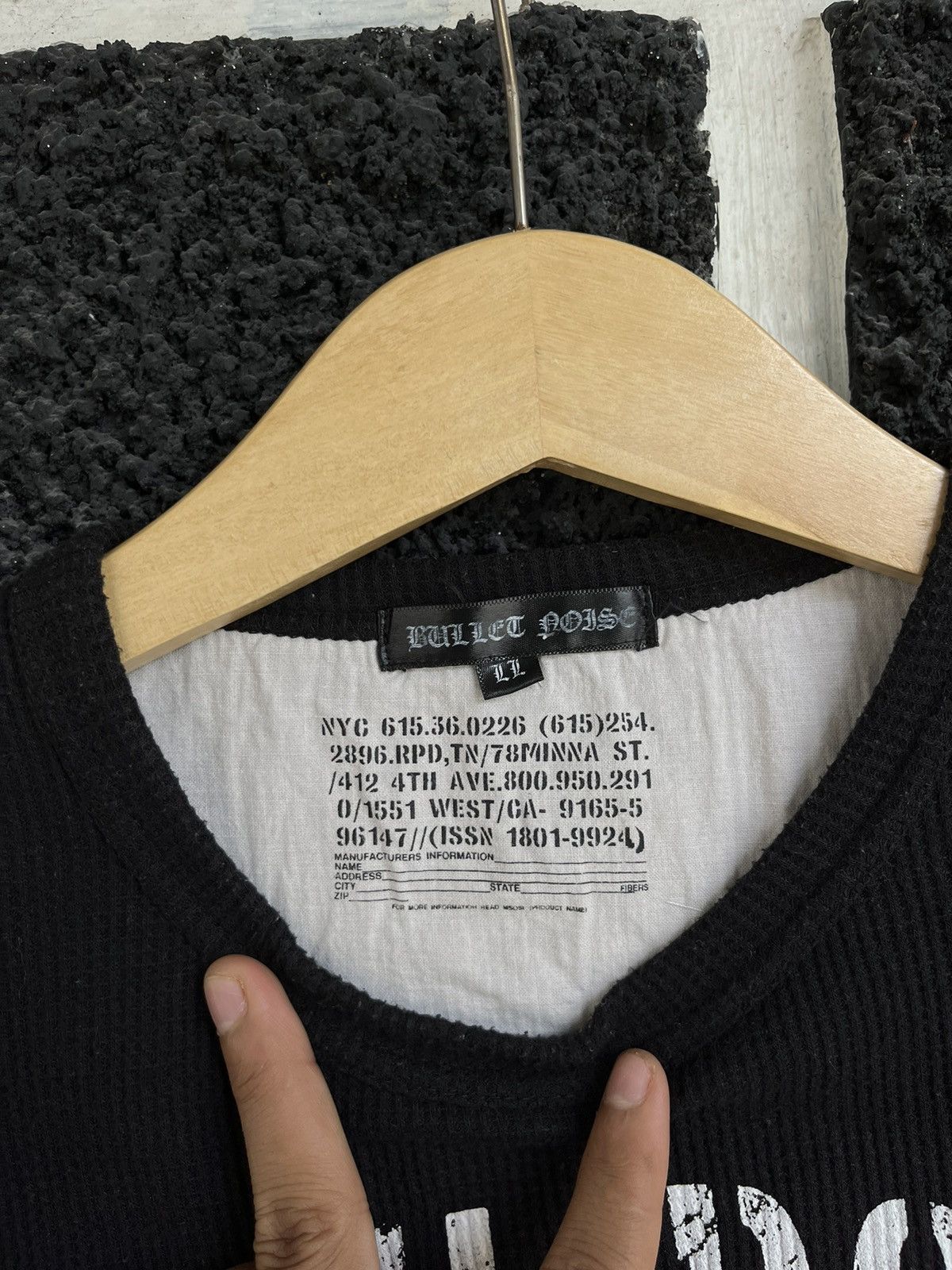 Bullet Noise Bullet Noise “Devil Dog” Dept. Of Navy Knit T-shirt Size US L / EU 52-54 / 3 - 8 Thumbnail