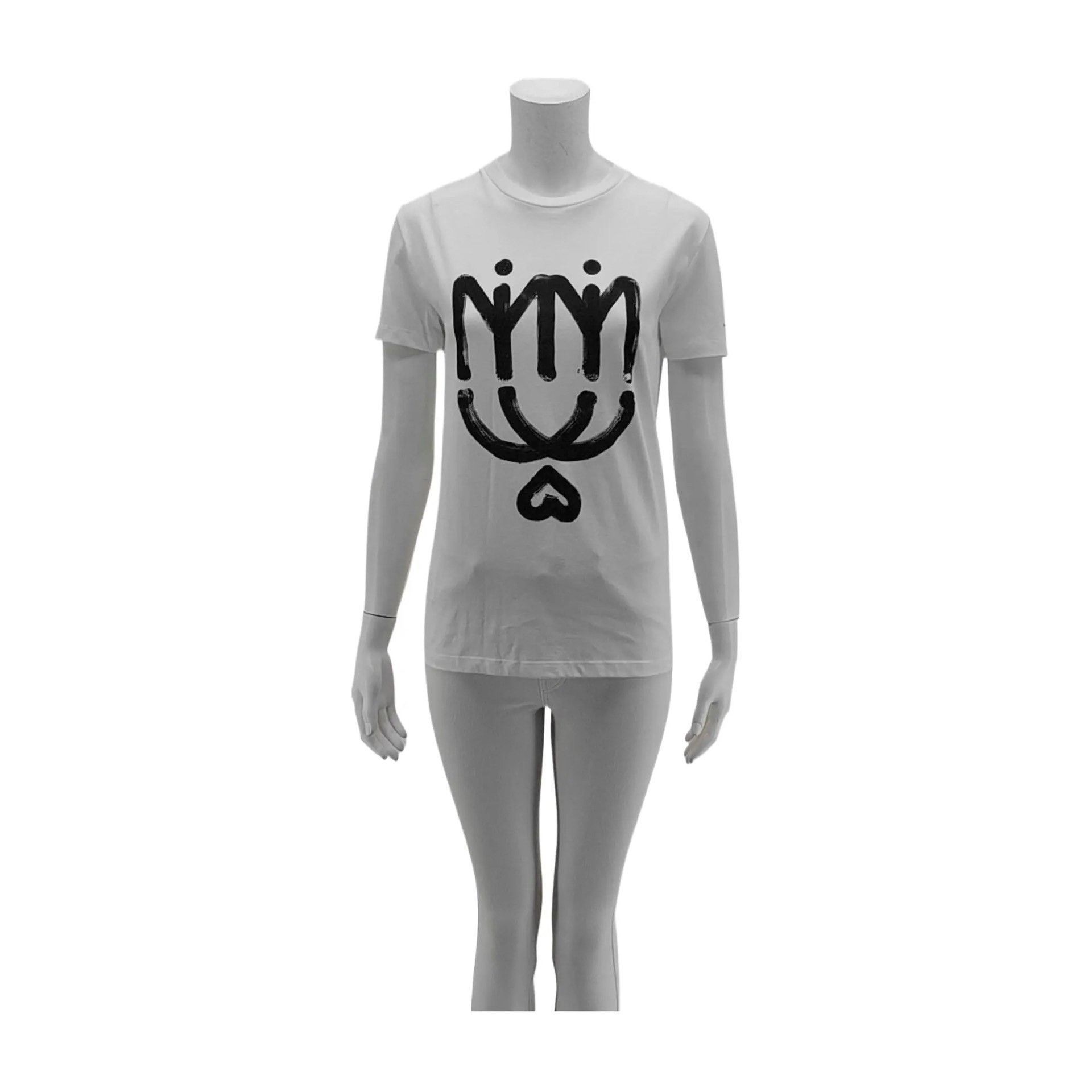 Miu Miu Miumiu White Short-Sleeve T-Shirt Size XS / US 0-2 / IT 36-38 - 1 Thumbnail