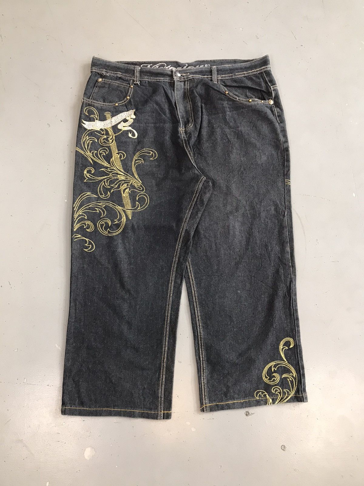 Vintage Vintage victorious wings embroidered denim Size US 40 / EU 56 - 5 Thumbnail