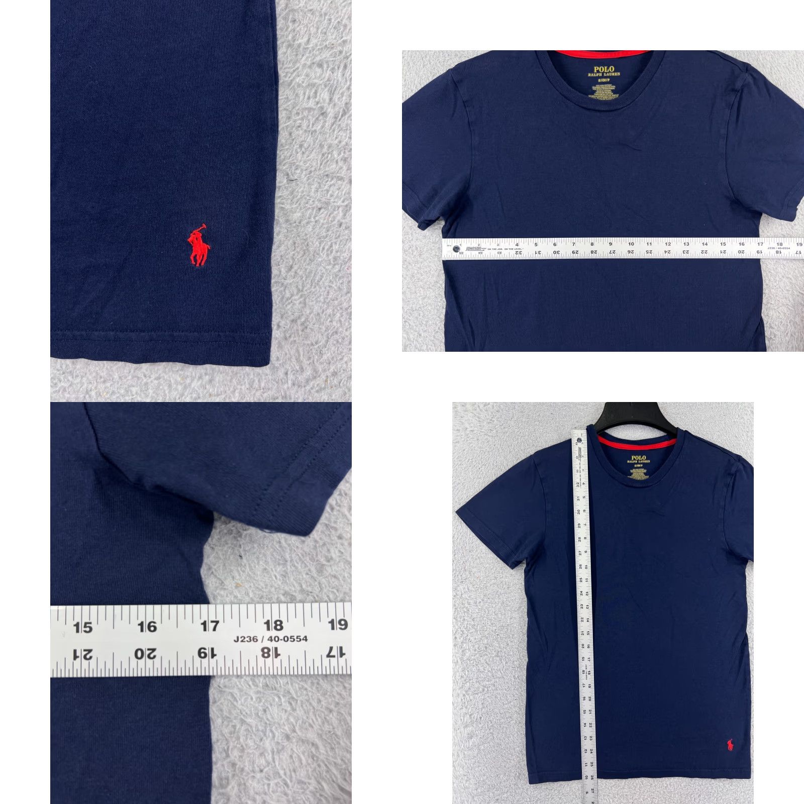 Ralph Lauren Polo Ralph Lauren Shirt Mens Small Blue Cotton Blend Pony Crew Neck Short Sleeve Size US S / EU 44-46 / 1 - 8 Thumbnail