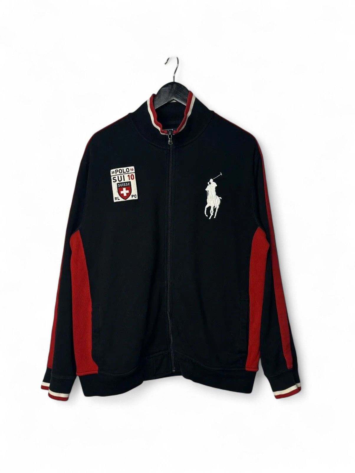 RRL Ralph Lauren Vintage Ralph Lauren Tracksuit Jacket Polo Suisse #10 Size US XL / EU 56 / 4 - 1 Thumbnail