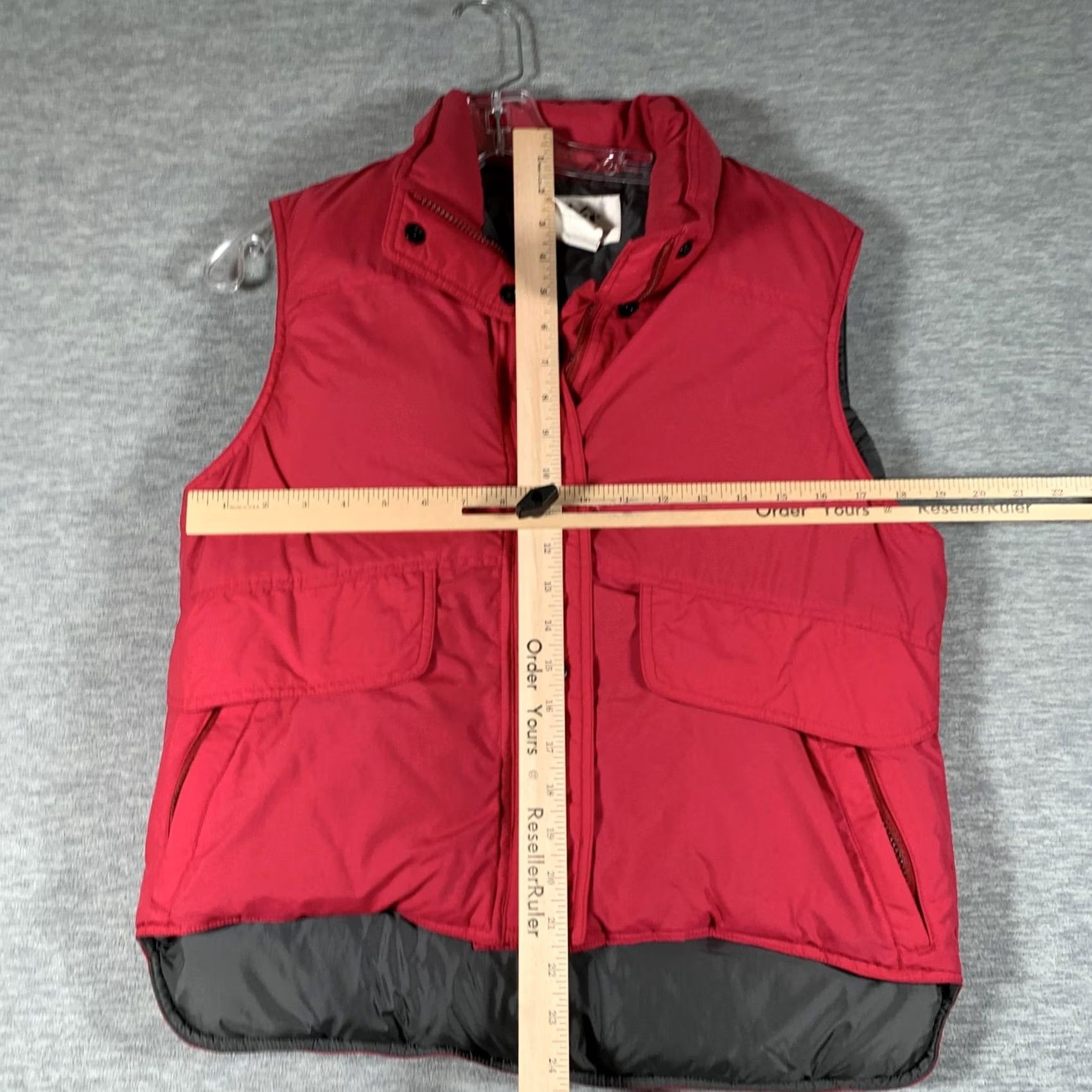 Vintage REI Puffer Vest Womens 10 Red Nylon Down Full Zip Collared Outdoor Vest Womens 10 Red Nylon Down Full Zip Collared Outdoor Vap? Size L / US 10 / IT 46 - 6 Thumbnail
