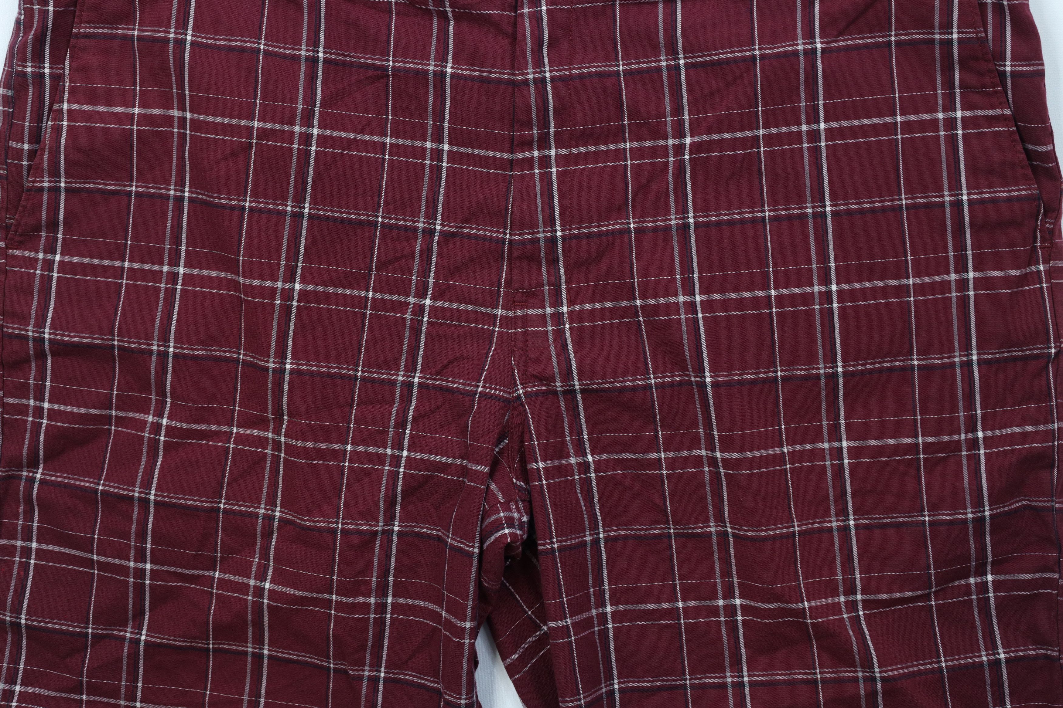 Dickies Vintage Y2K Dickies Flannel Knit Chino Shorts Red Plaid Size US 42 / EU 58 - 3 Thumbnail