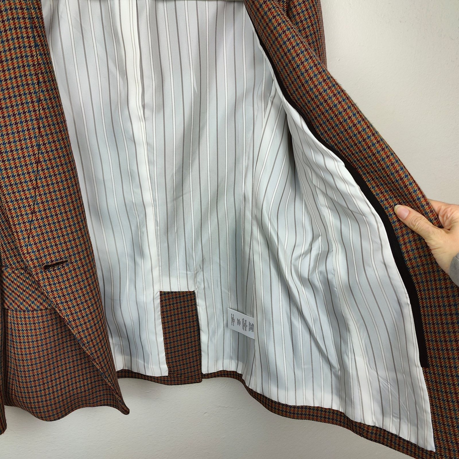 Veronica Beard Veronica Beard Dickey Jacket Womens 8 Upcollar Plaid Brown Size M / US 6-8 / IT 42-44 - 6 Thumbnail