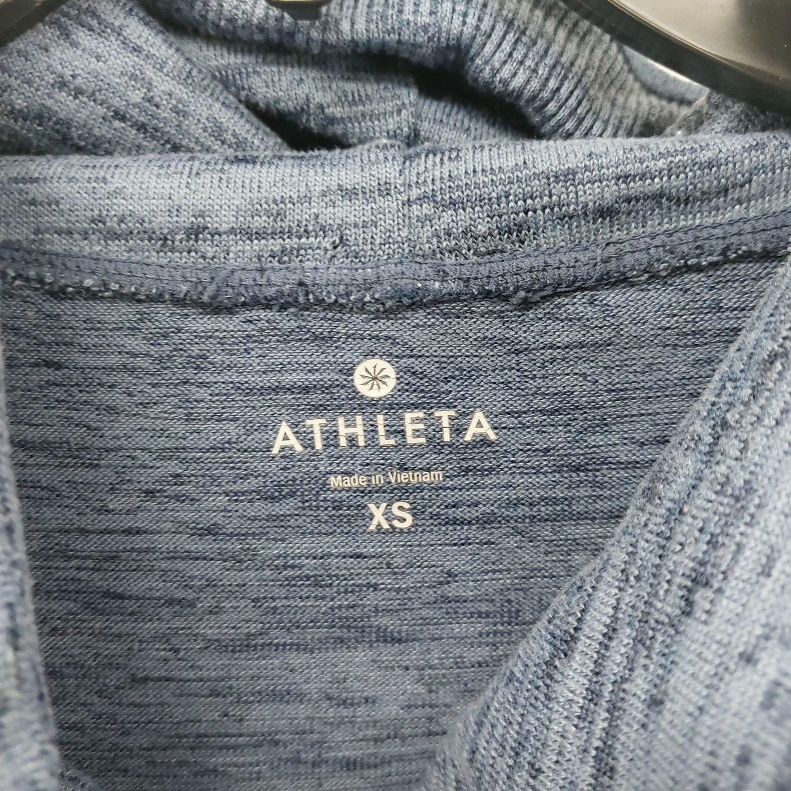 Athleta Athleta Blue Sweater Cowl Neck Pullover Knit Athletic Sz XS Size XS / US 0-2 / IT 36-38 - 3 Thumbnail