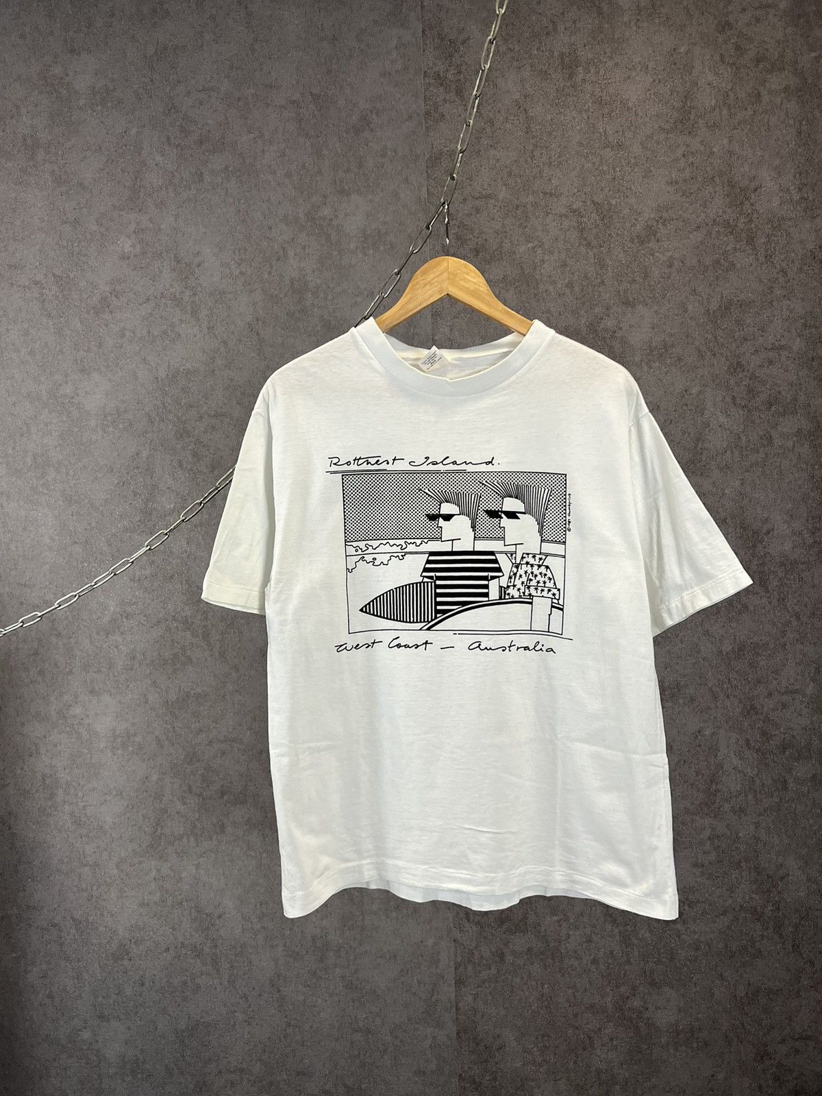 Vintage West Coast Australia 1987 vintage single stitch tee Size US M / EU 48-50 / 2 - 1 Thumbnail