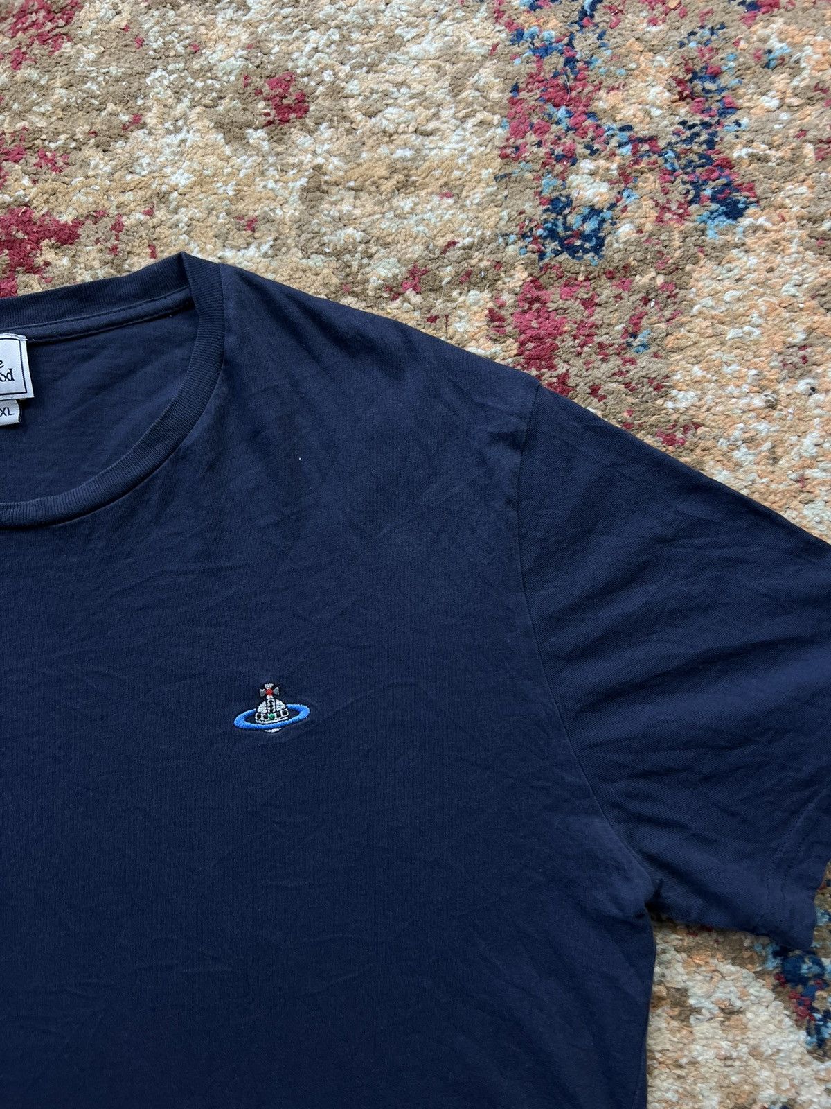 Vintage × Vivienne Westwood 🪬 VIVIENNE WESTWOOD AVANT-GARDE RETRO TEE SMALL LOGO Y2K Size US XL / EU 56 / 4 - 2 Thumbnail