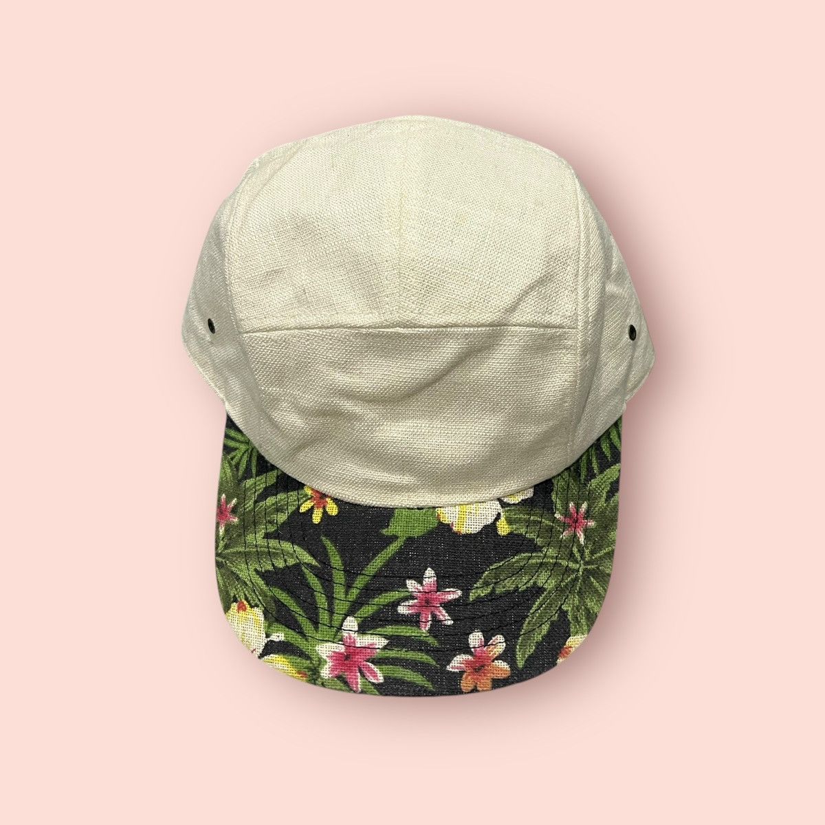Japanese Brand × Vintage VINTAGE SMIR NASLI FLORAL VISOR 5 PANEL SNAPBACK HAT Size ONE SIZE - 11 Thumbnail
