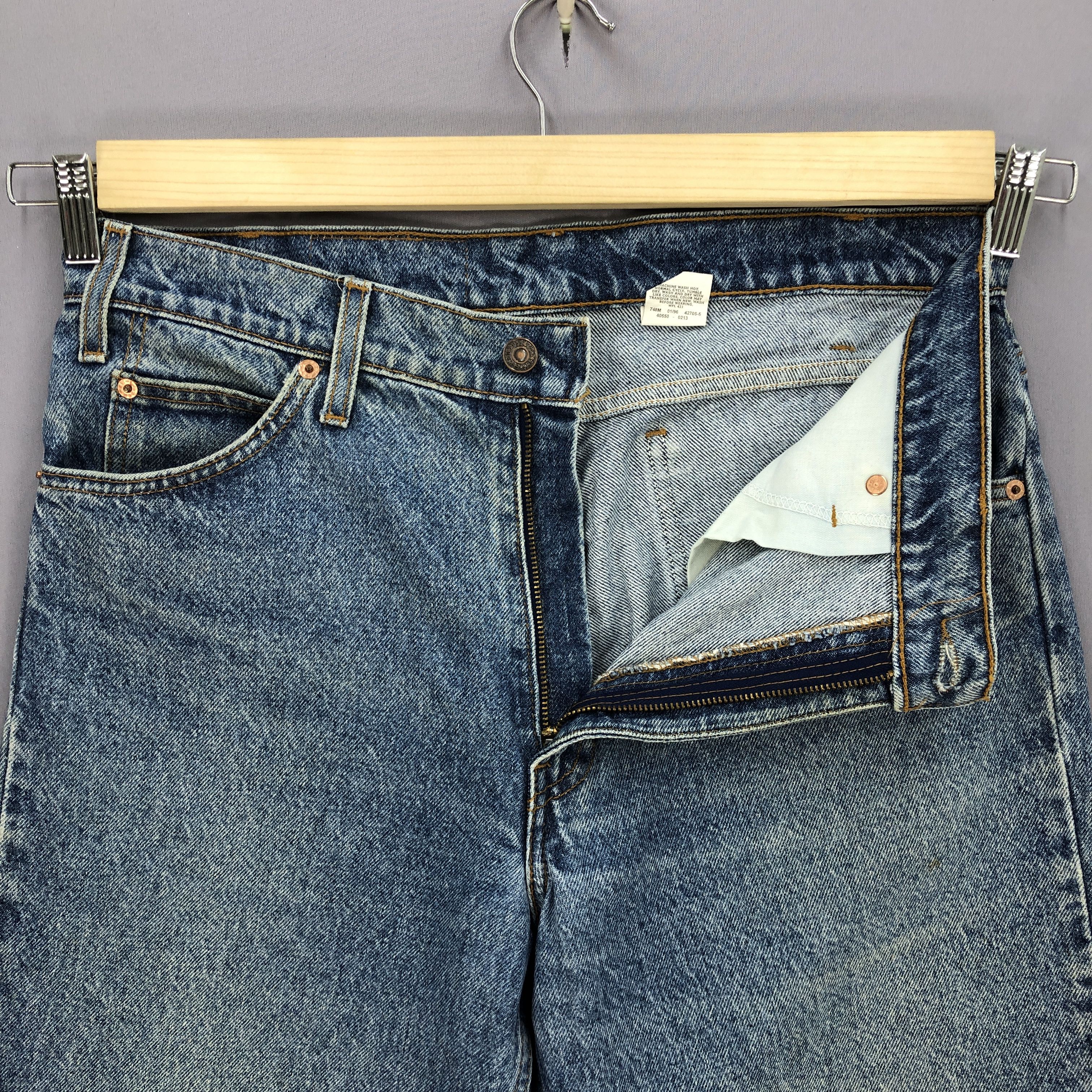 Levi's Vintage Levis 505 Stonewash Jeans Levi's Orange Tab Denim Size US 34 / EU 50 - 6 Thumbnail